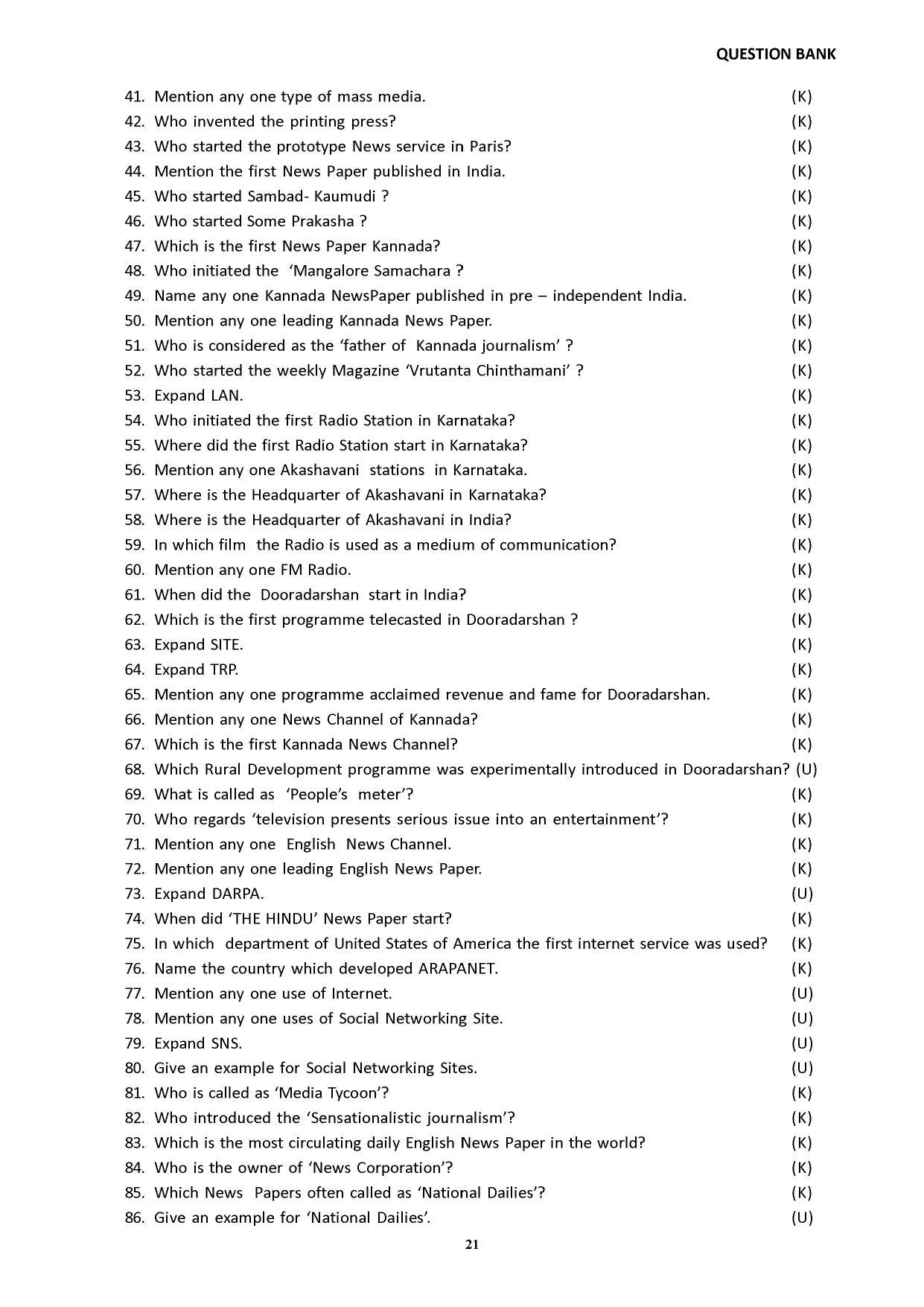 Karnataka 2nd PUC Question Bank for Sociology - Page 29