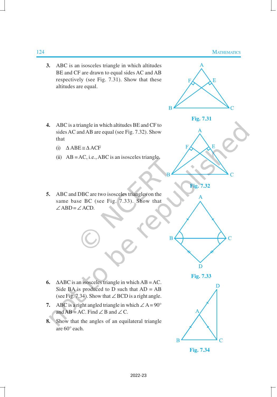 NCERT Book for Class 9 Maths Chapter 7 Triangles - Page 16