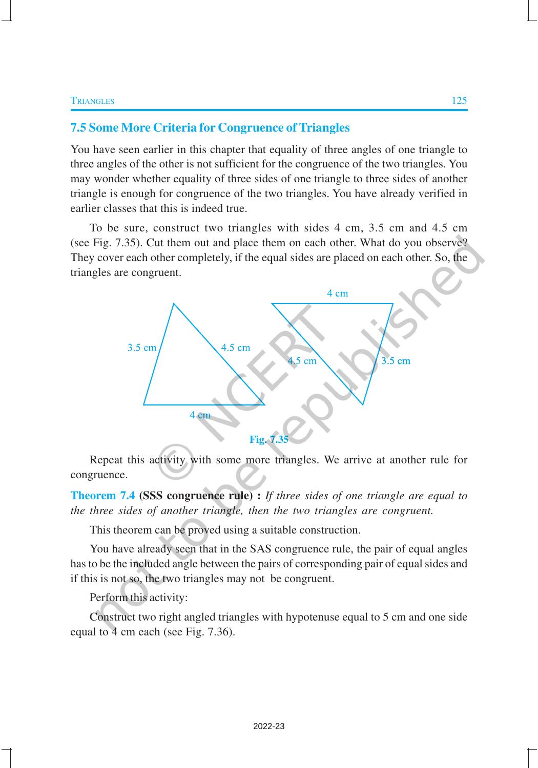 NCERT Book for Class 9 Maths Chapter 7 Triangles - Page 17