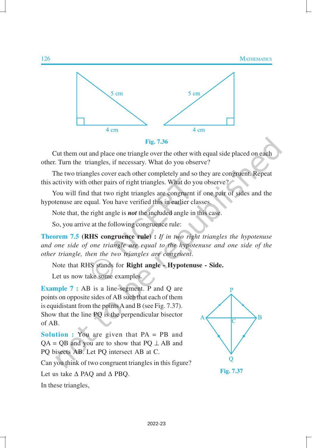 NCERT Book for Class 9 Maths Chapter 7 Triangles - Page 18
