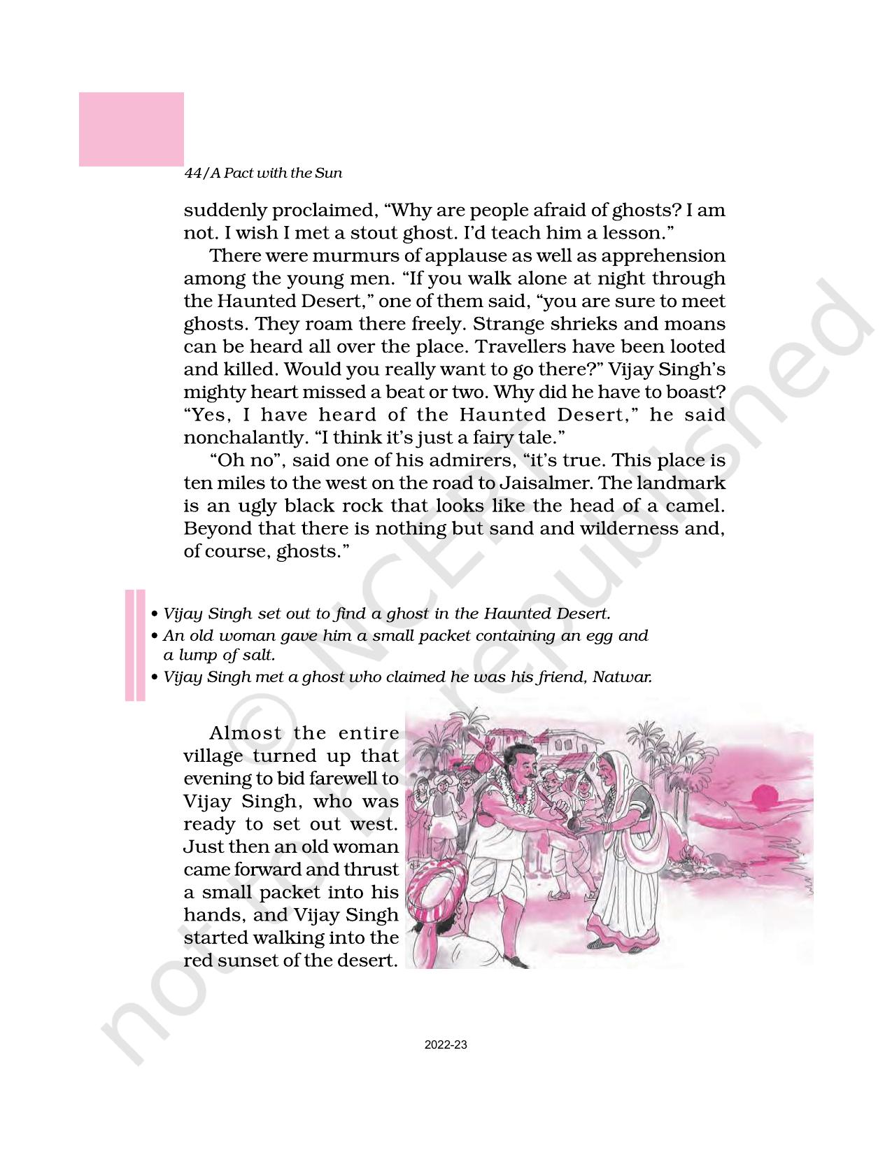NCERT Book for Class 6 English(A Pact with the Sun) : Chapter 10-A Strange Wrestling Match - Page 2