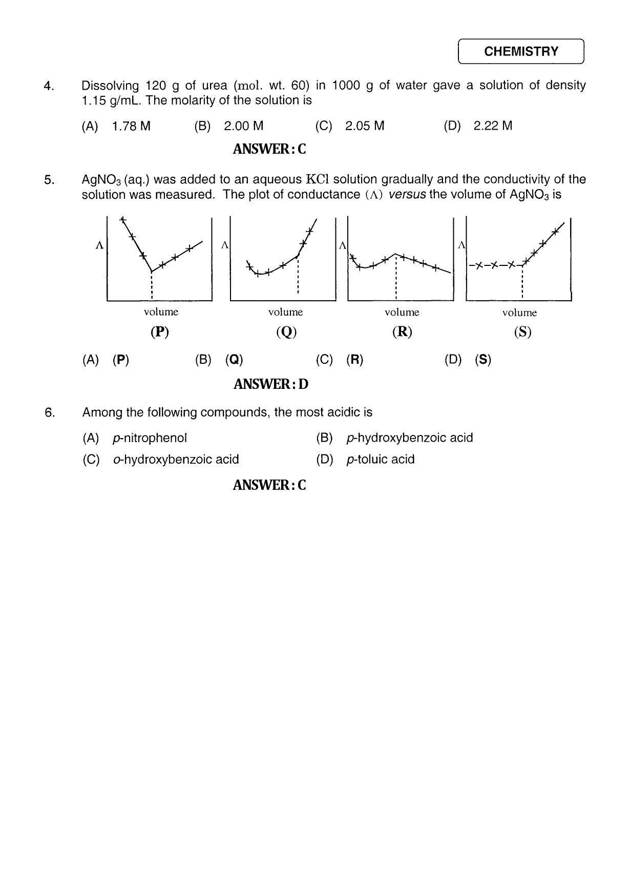 JEE 2011 Paper I Question Paper - Page 2