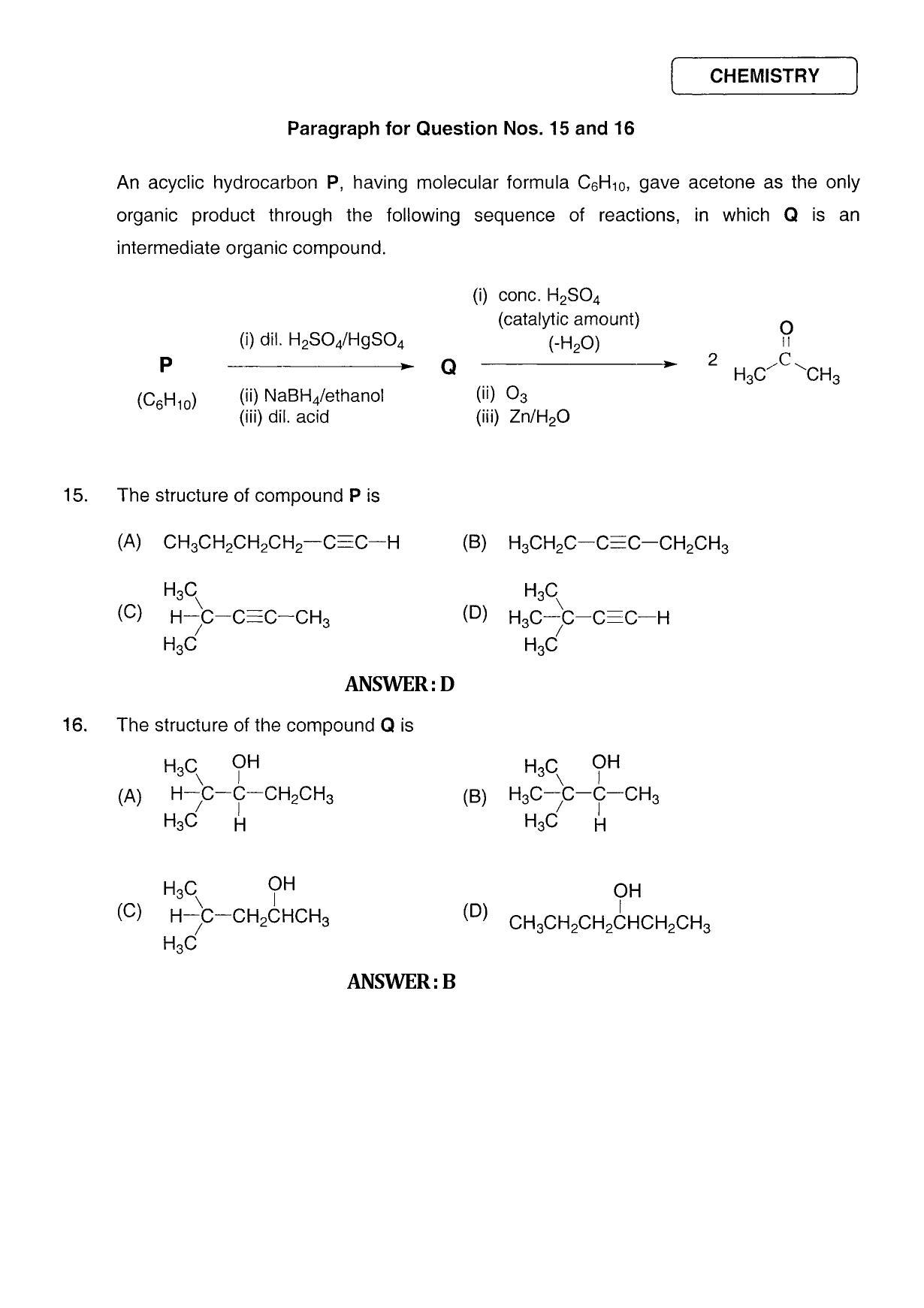 JEE 2011 Paper I Question Paper - Page 7