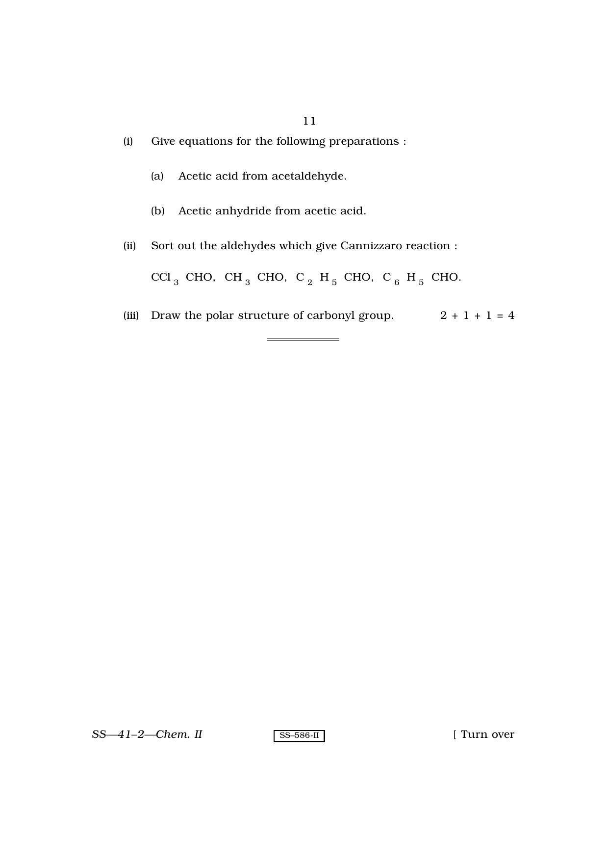 Class 12 2010 Chemistry - II RBSE Question Paper - Page 11