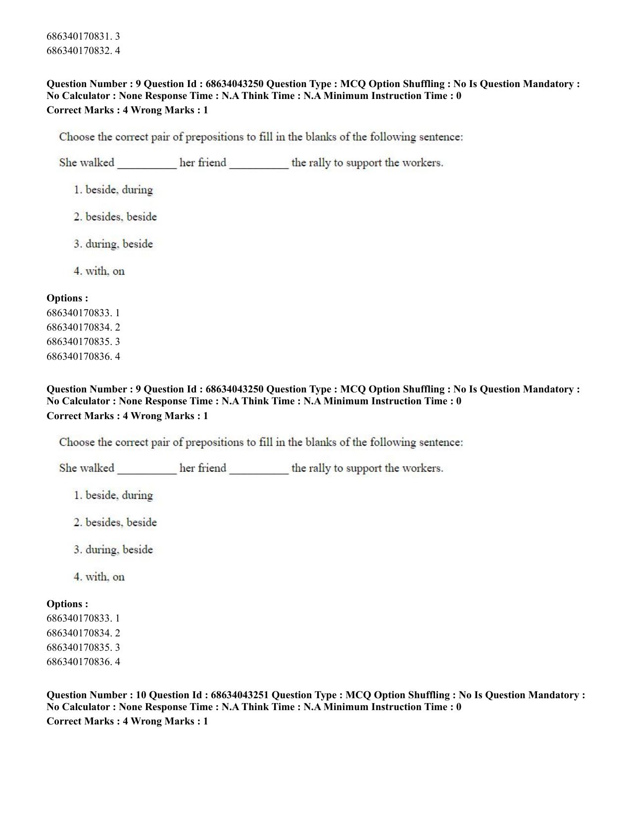 CUET PG 2023: COQP18 – Physical Education (Eng) Shift 3 (30-06-2023) Question Paper - Page 9