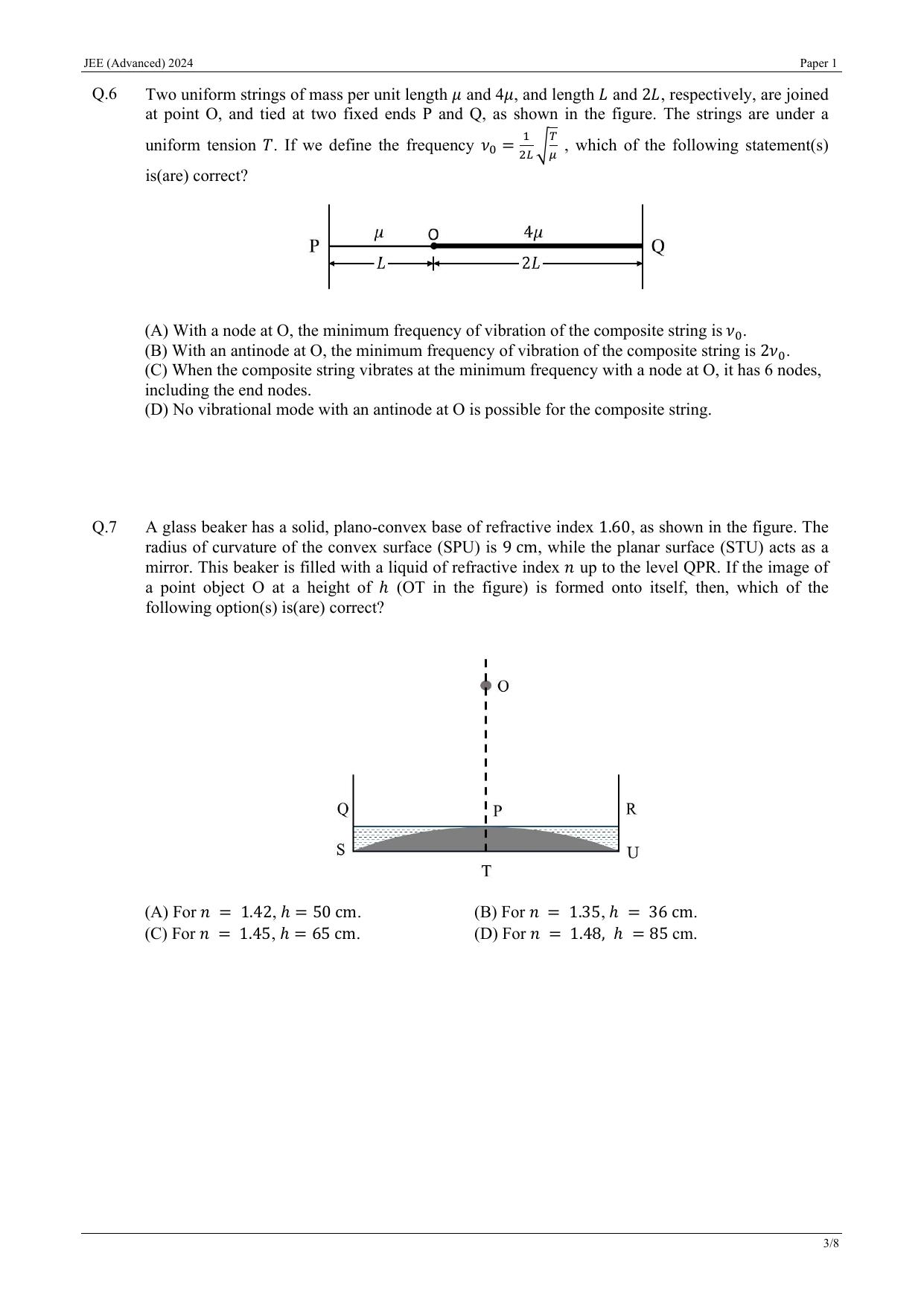 JEE (Advanced) 2024 Paper I - Mathematics Question Paper - Page 13