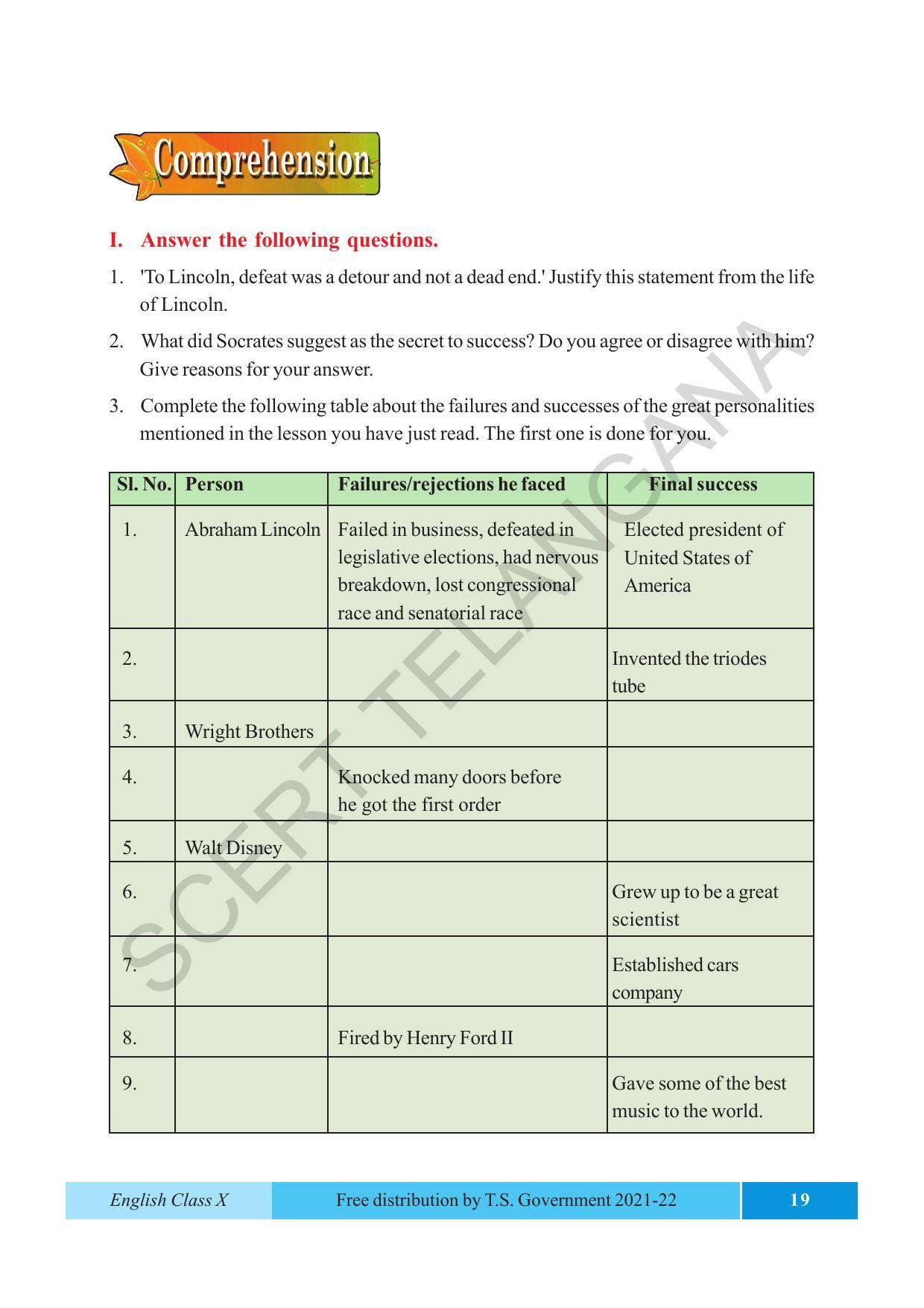 TS SCERT Class 10 EnglishText Book - Page 29