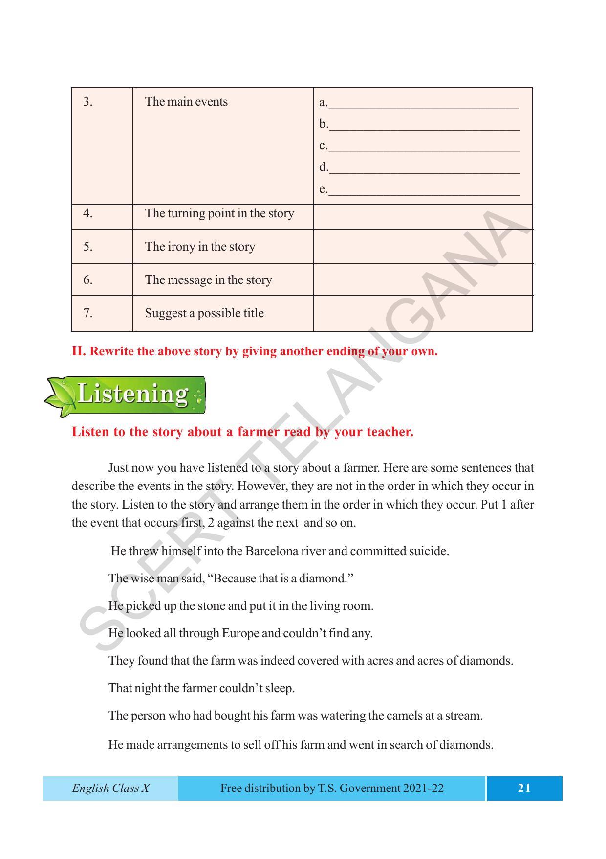 TS SCERT Class 10 EnglishText Book - Page 31