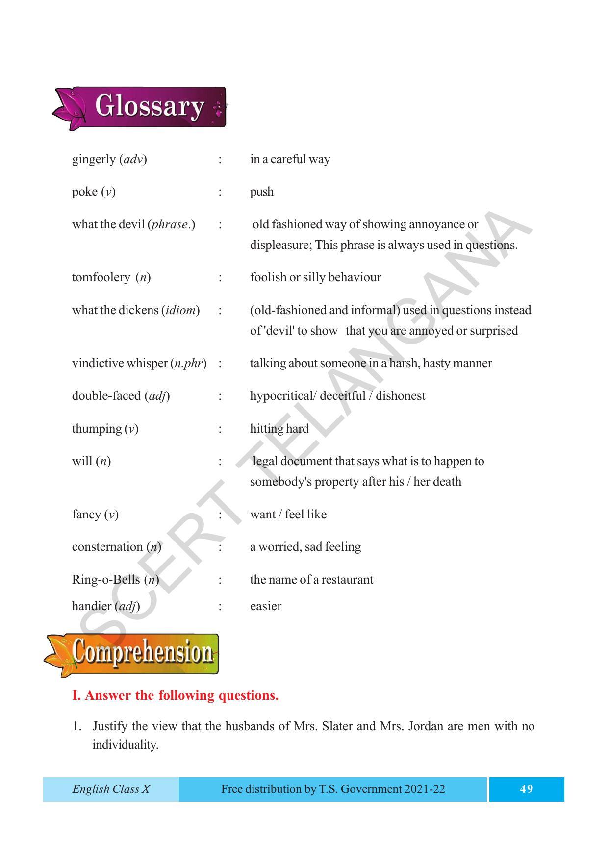 TS SCERT Class 10 EnglishText Book - Page 59