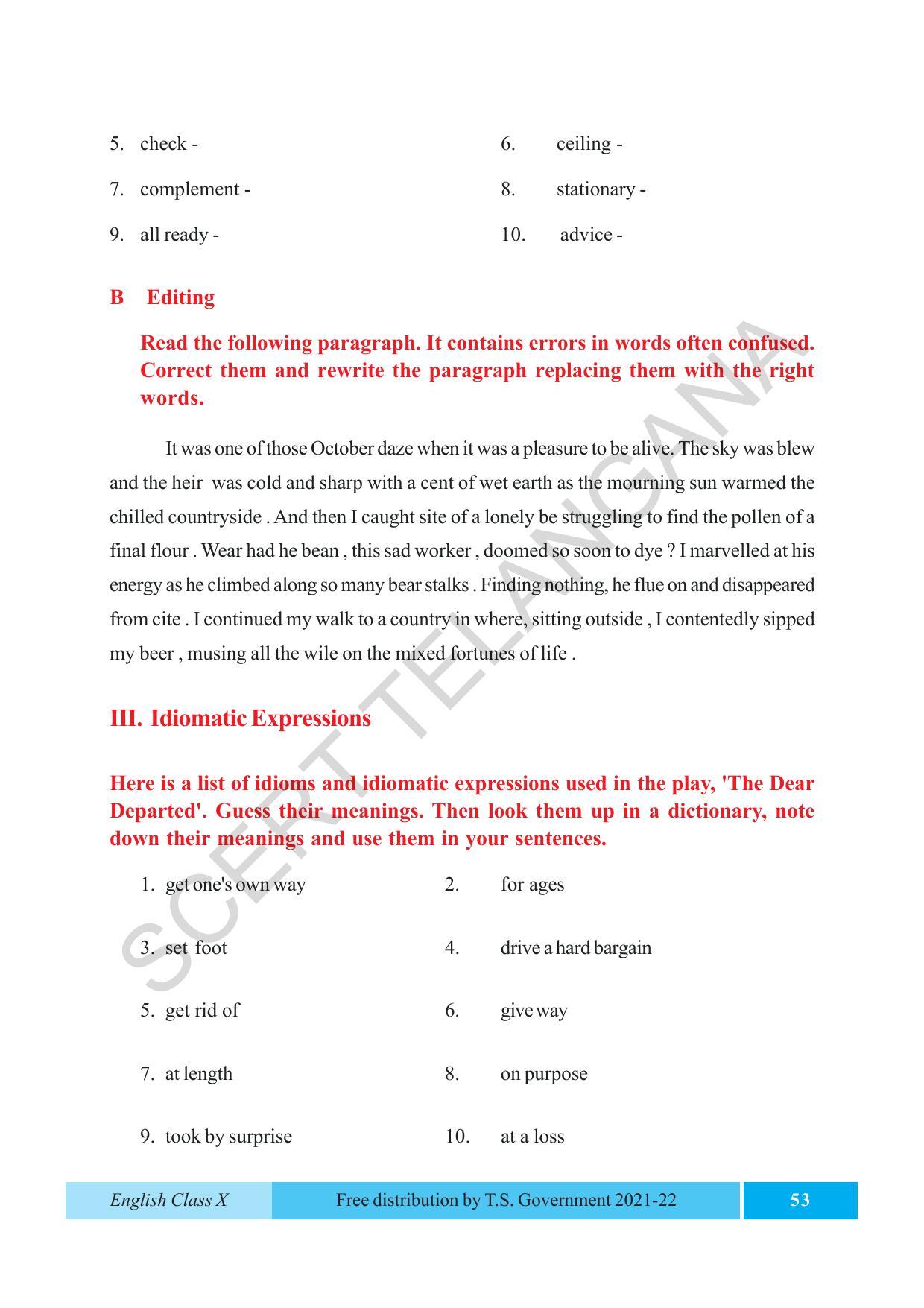 TS SCERT Class 10 EnglishText Book - Page 63