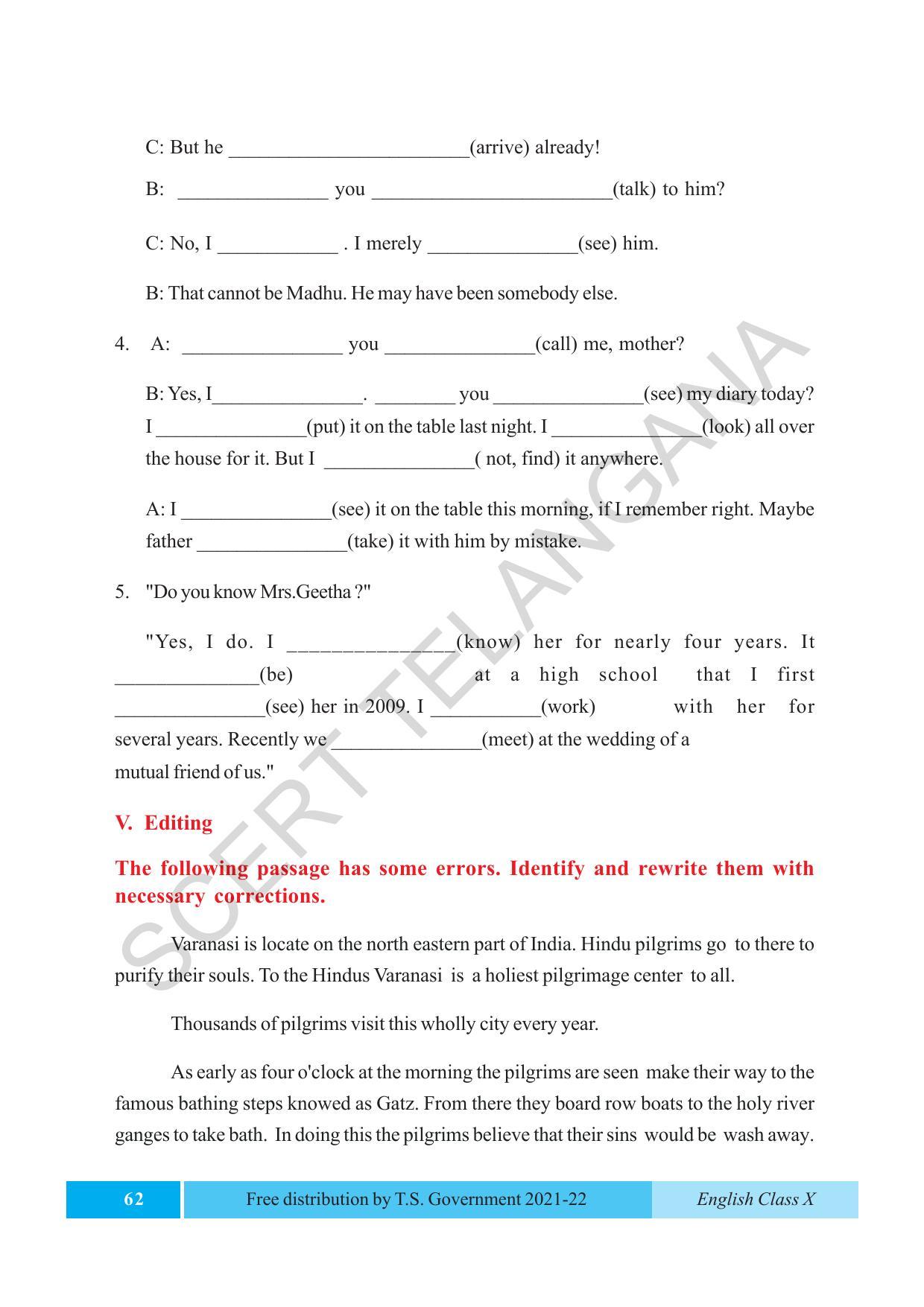 TS SCERT Class 10 EnglishText Book - Page 72