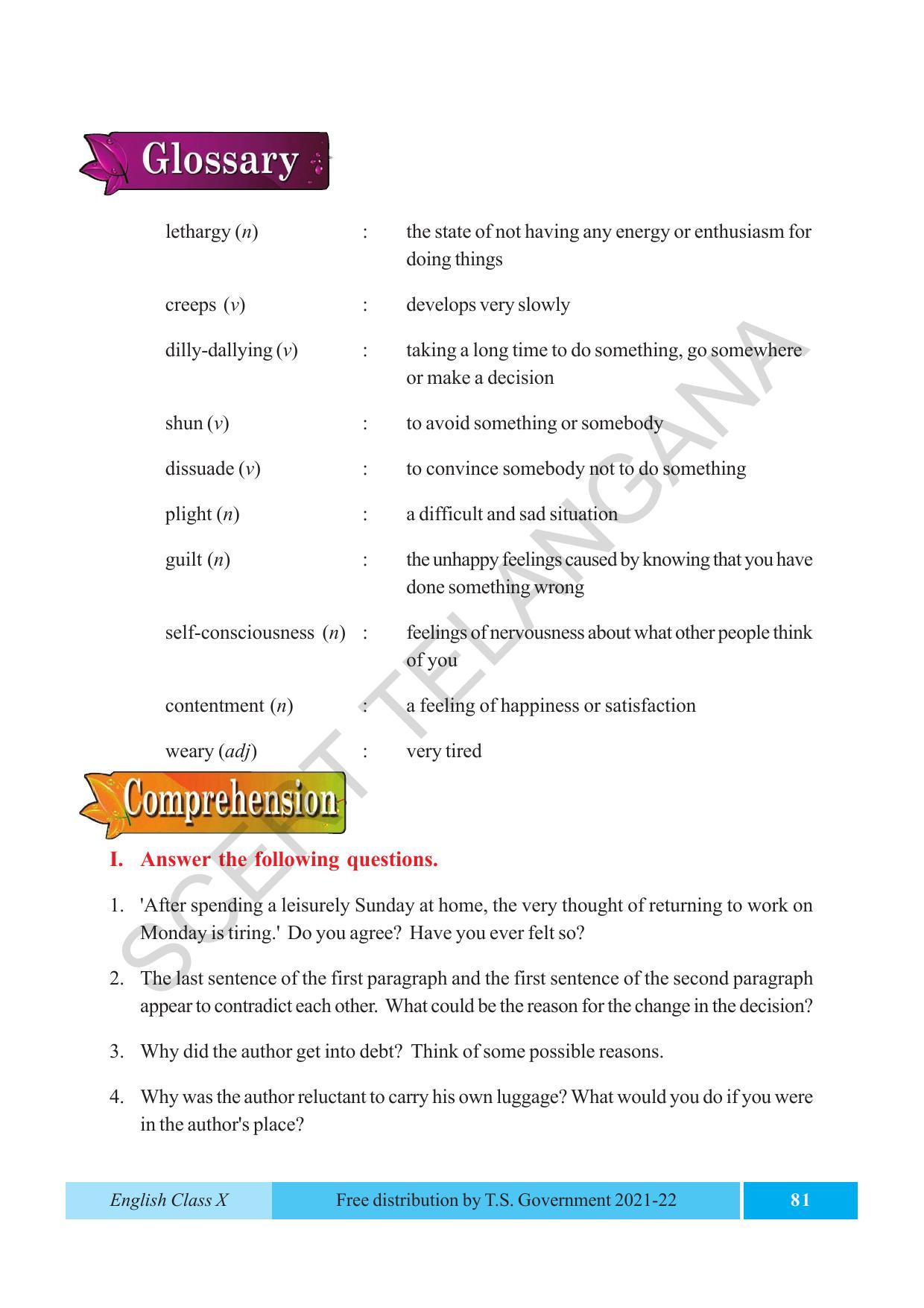 TS SCERT Class 10 EnglishText Book - Page 91