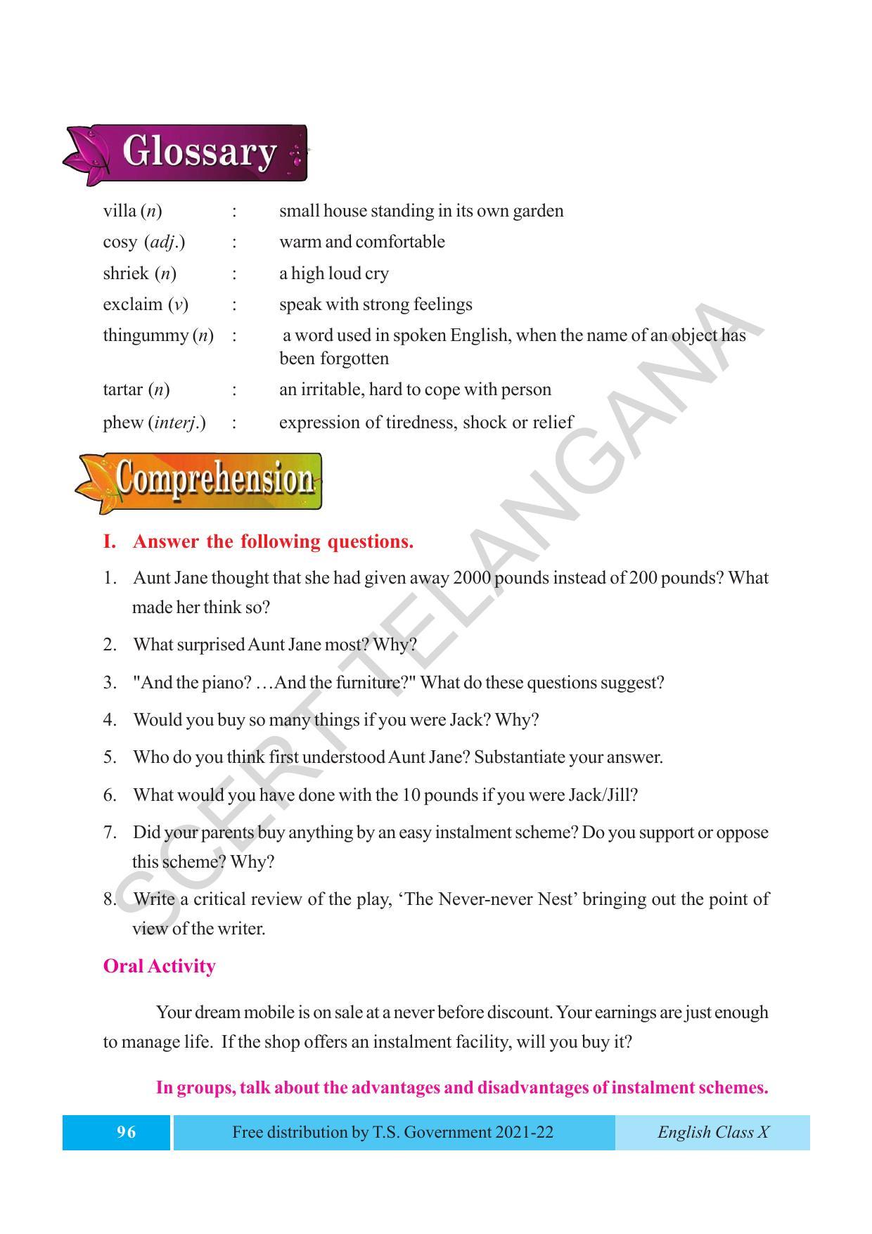 TS SCERT Class 10 EnglishText Book - Page 106