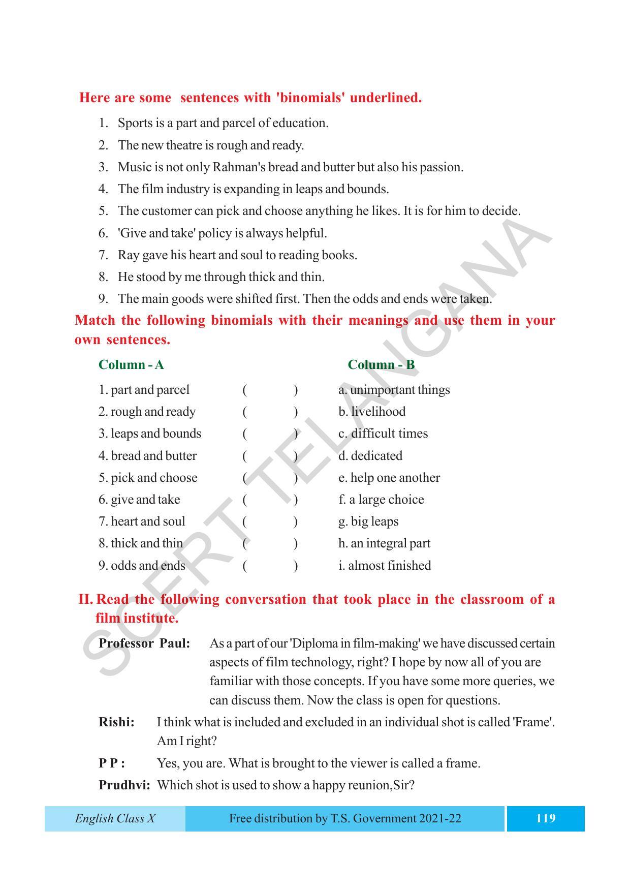 TS SCERT Class 10 EnglishText Book - Page 129