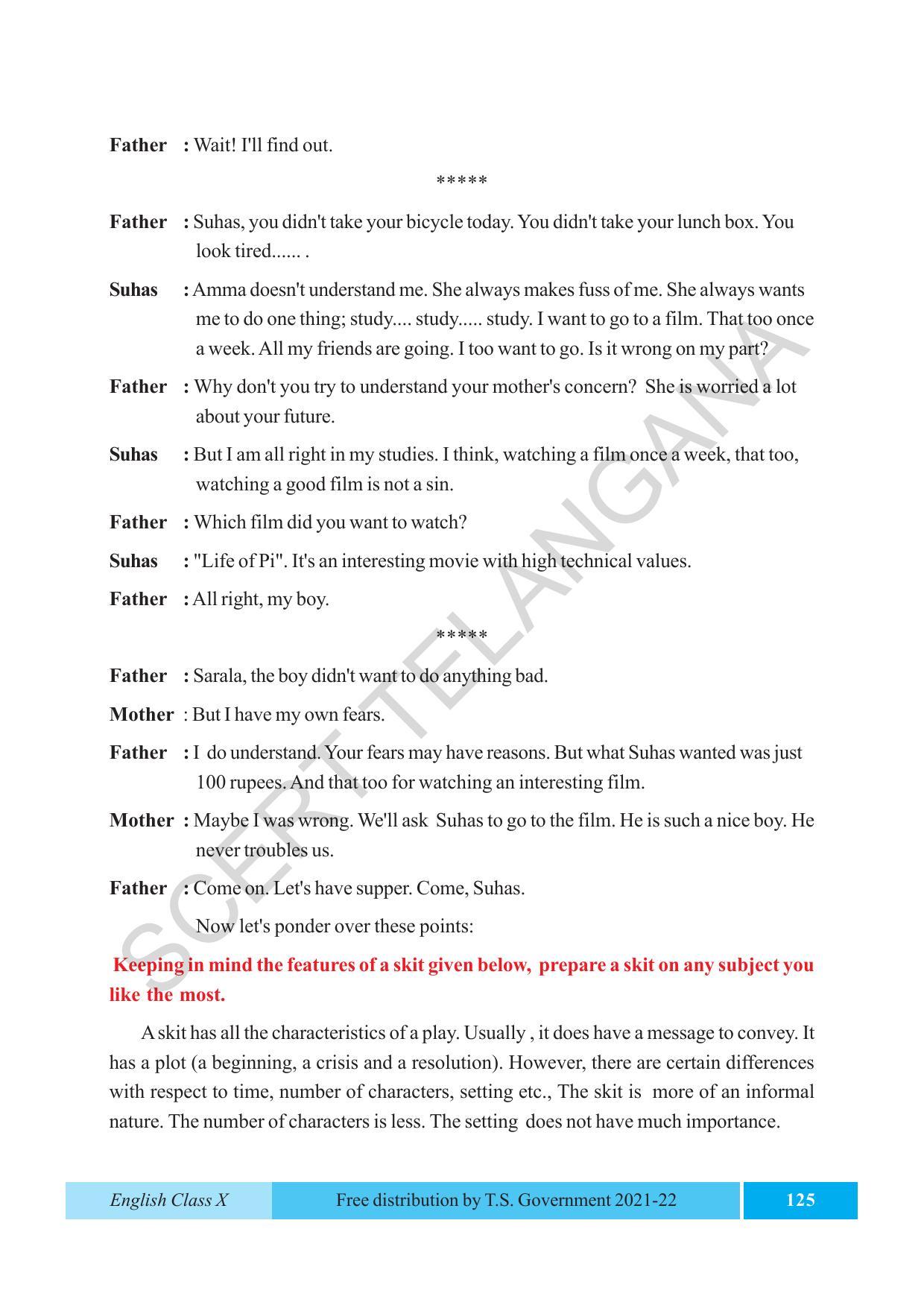 TS SCERT Class 10 EnglishText Book - Page 135