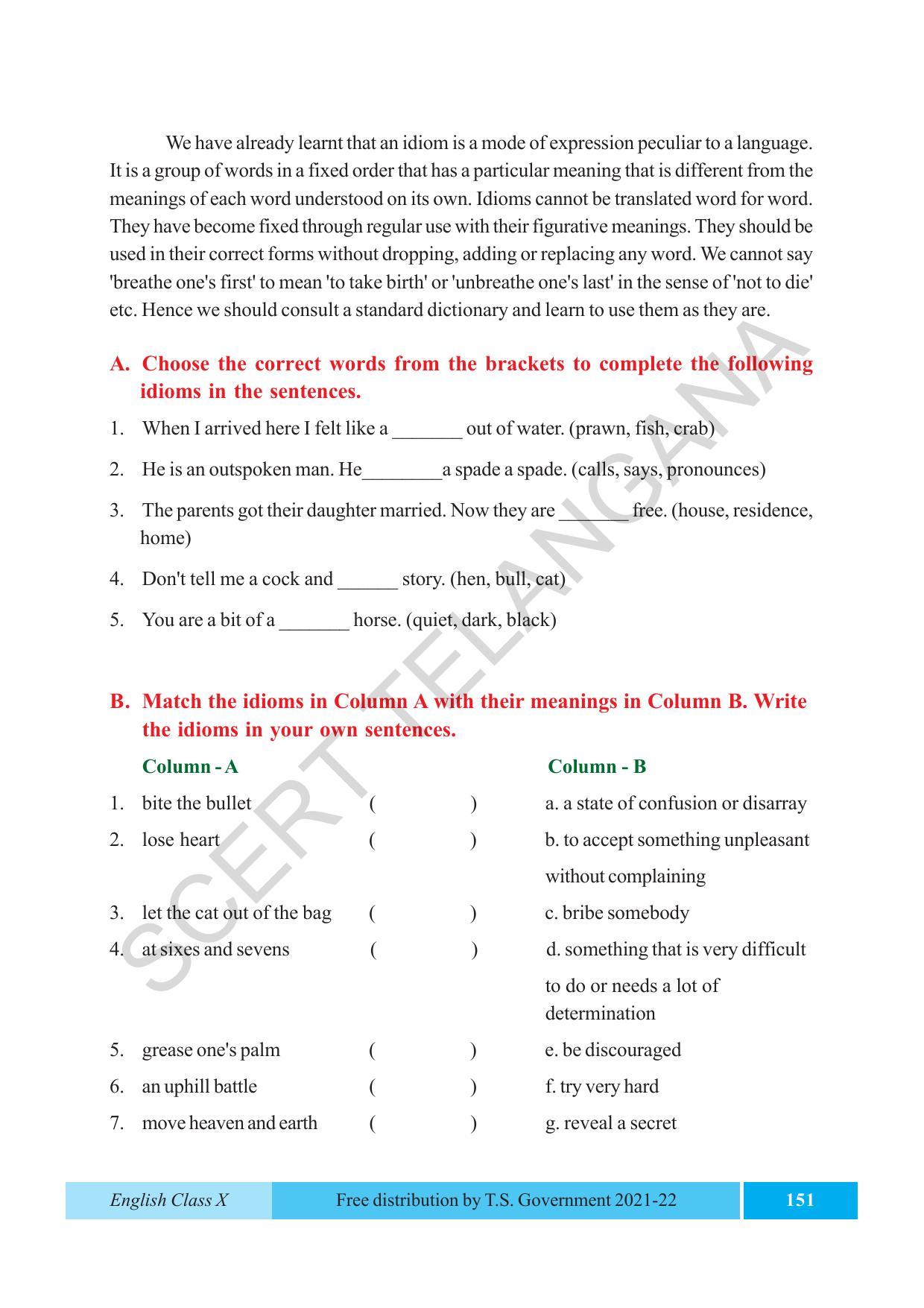 TS SCERT Class 10 EnglishText Book - Page 161