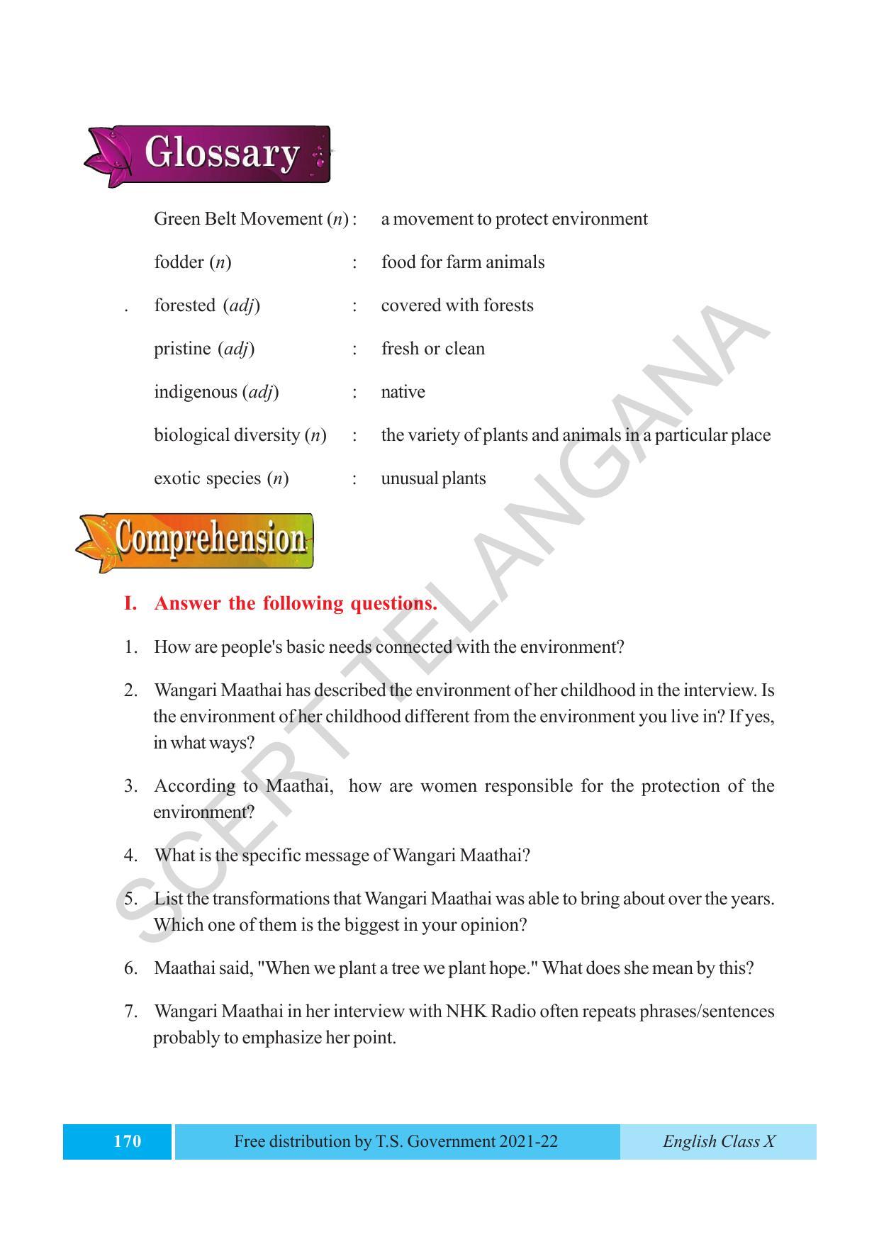 TS SCERT Class 10 EnglishText Book - Page 180