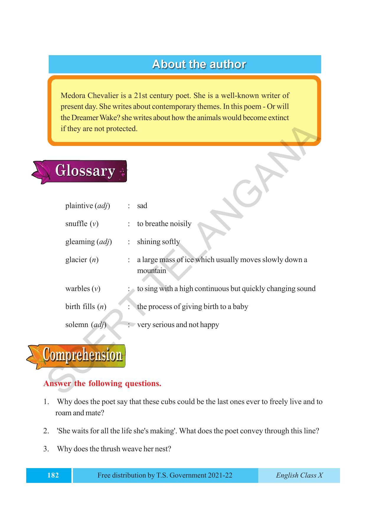 TS SCERT Class 10 EnglishText Book - Page 192