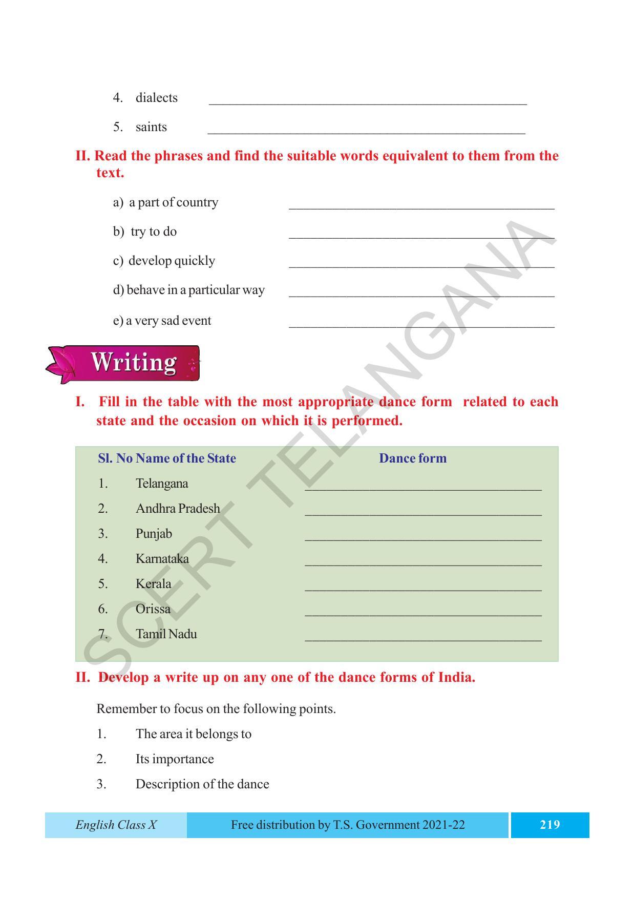 TS SCERT Class 10 EnglishText Book - Page 229