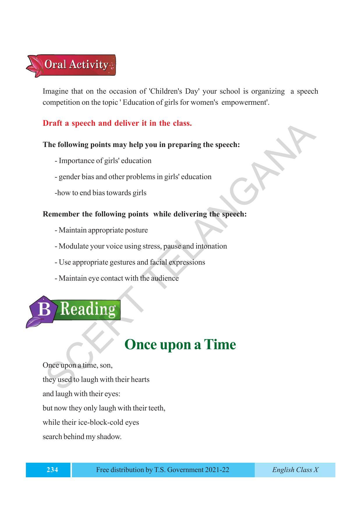 TS SCERT Class 10 EnglishText Book - Page 244