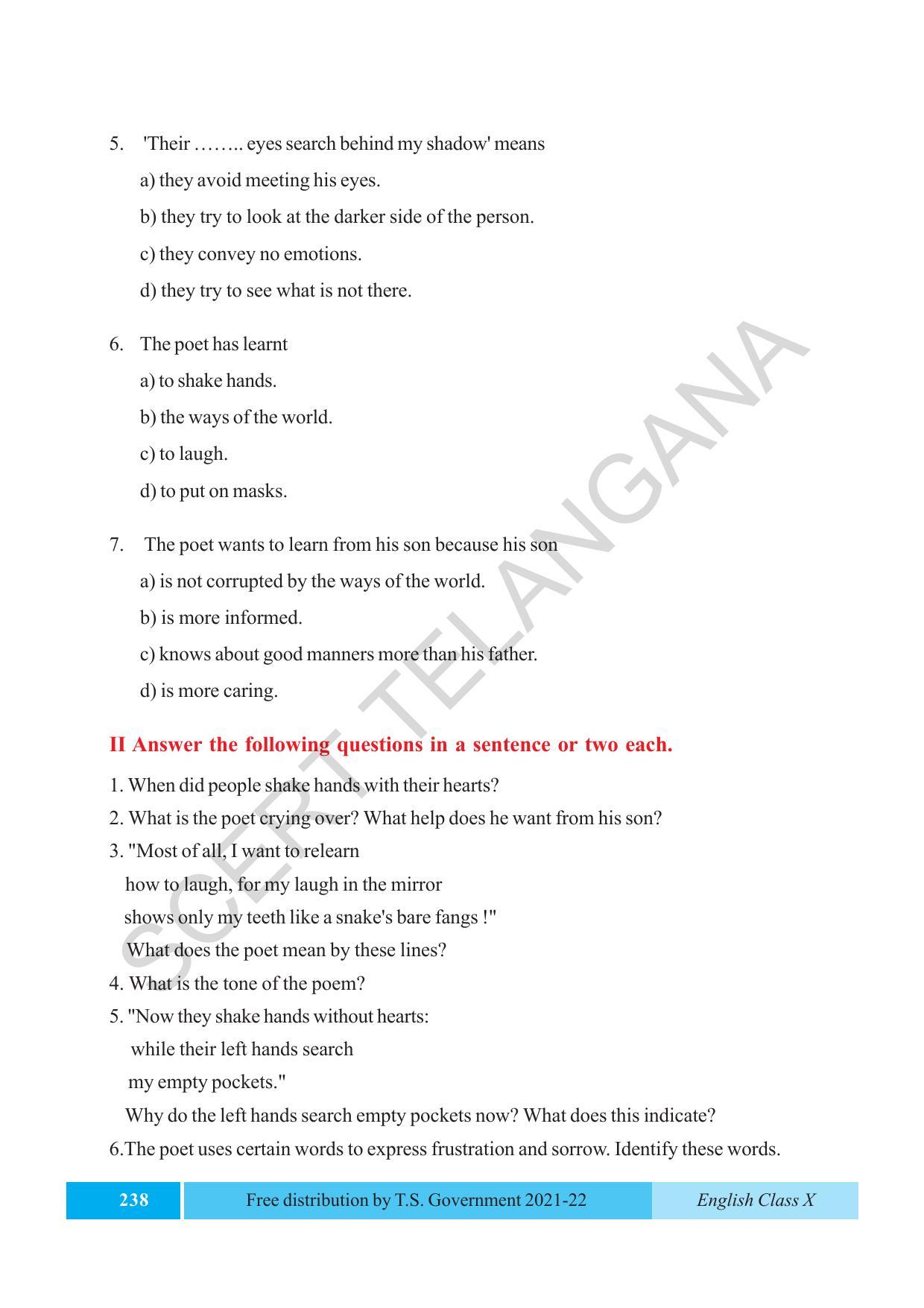 TS SCERT Class 10 EnglishText Book - Page 248