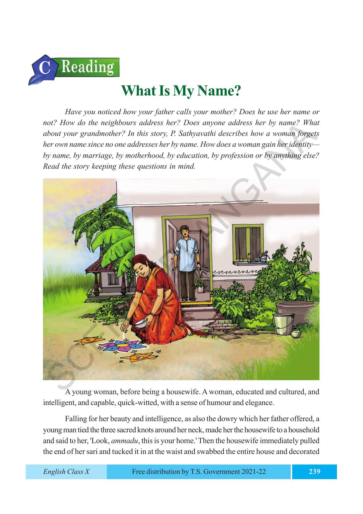 TS SCERT Class 10 EnglishText Book - Page 249