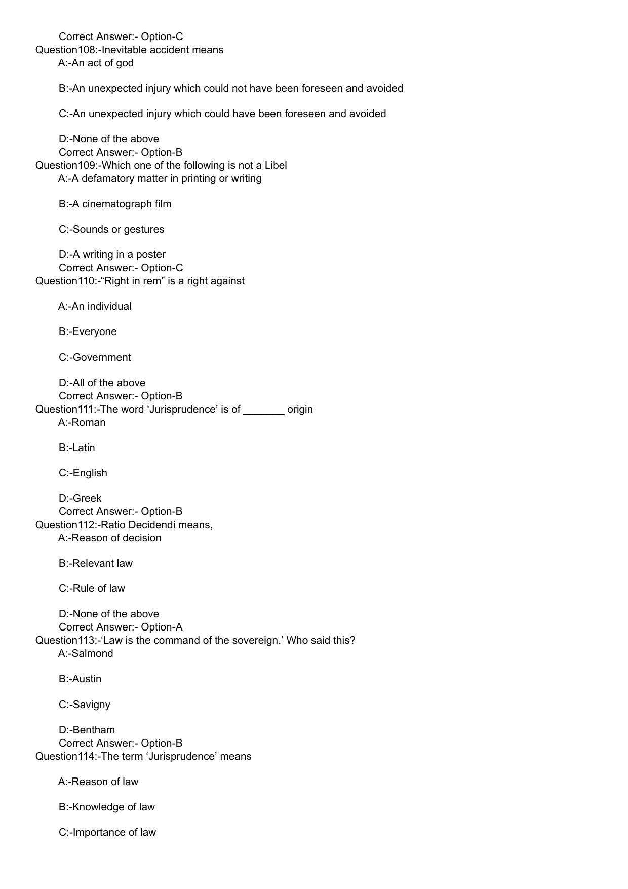 KLEE 5 Year LLB Exam 2020 Question Paper - Page 20
