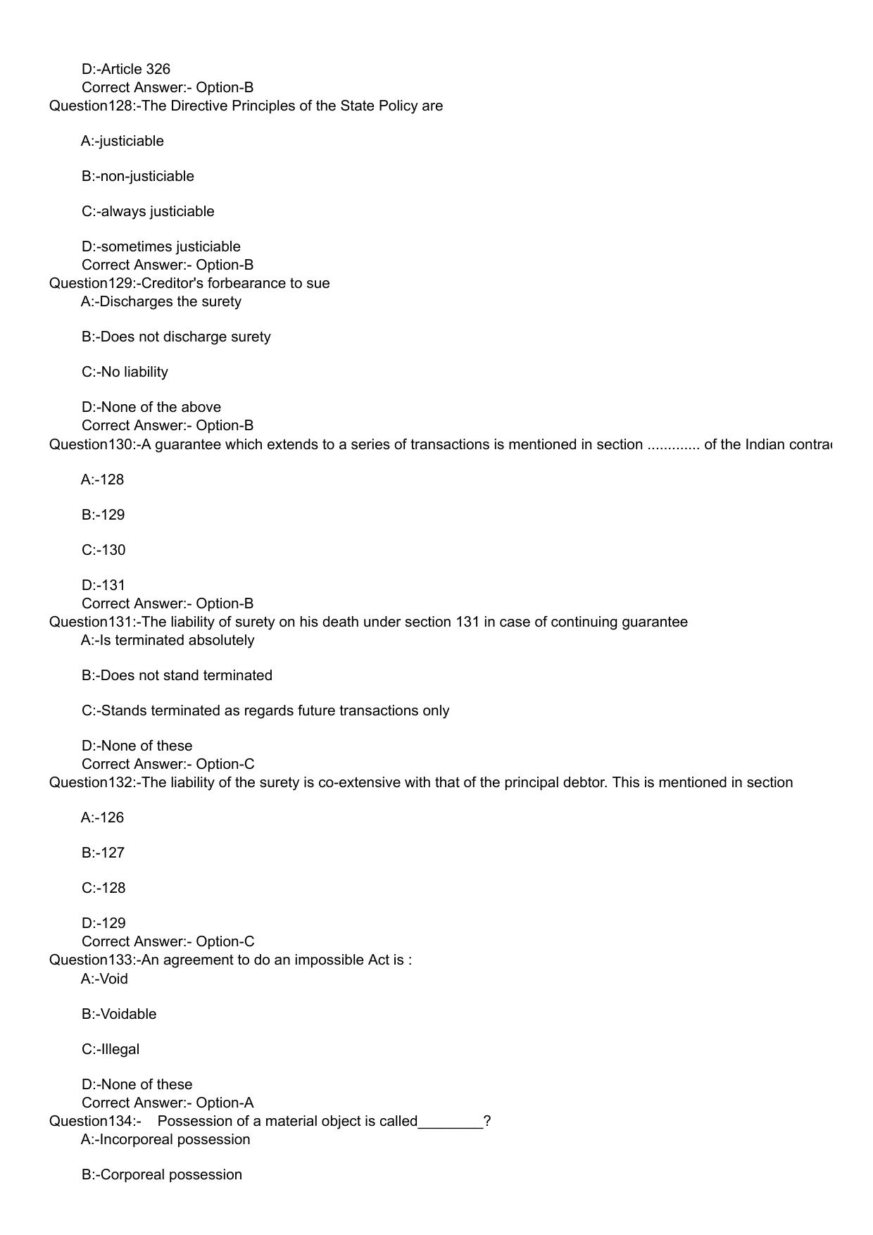 KLEE 5 Year LLB Exam 2020 Question Paper - Page 23