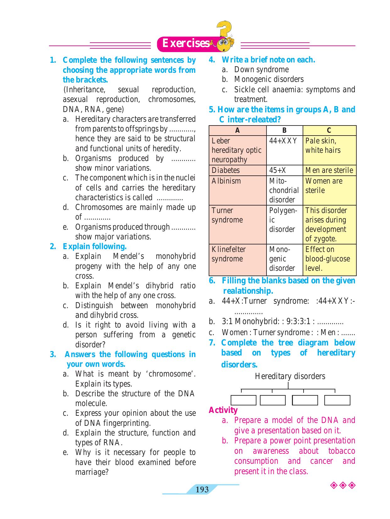 Maharashtra Board Class 9 Science Textbook - Page 203