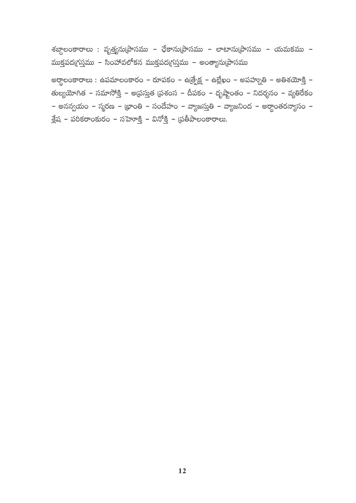 TNSET Syllabus - Telugu - Page 12