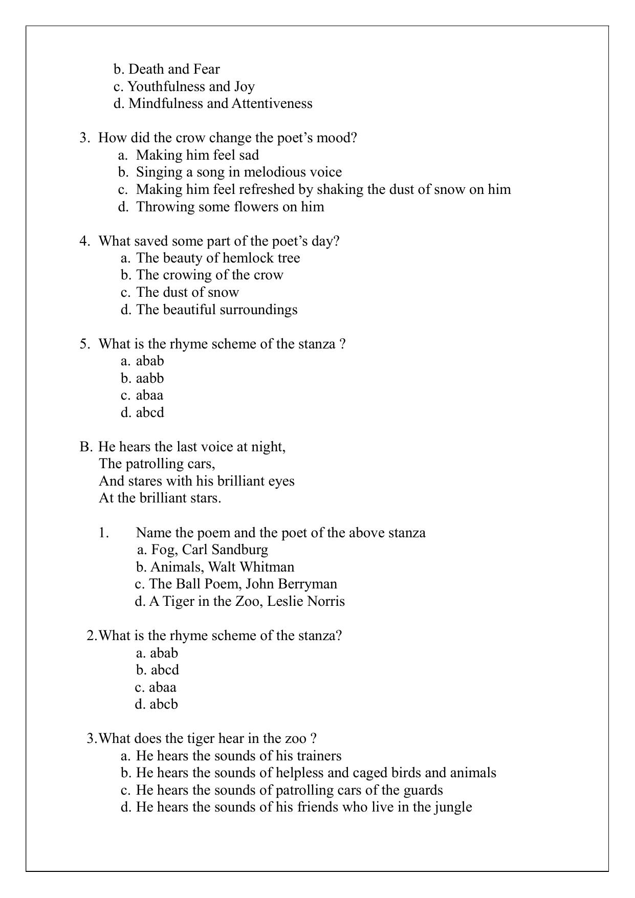 Edudel Class 10 English Sample Question Paper - Page 9