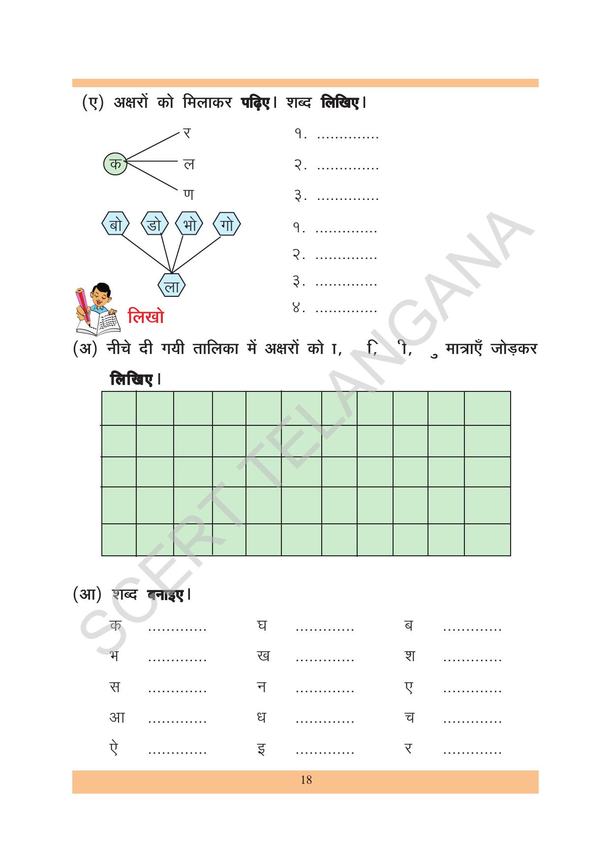 TS SCERT Class 2 First Language (Hindi Medium) Text Book - Page 28