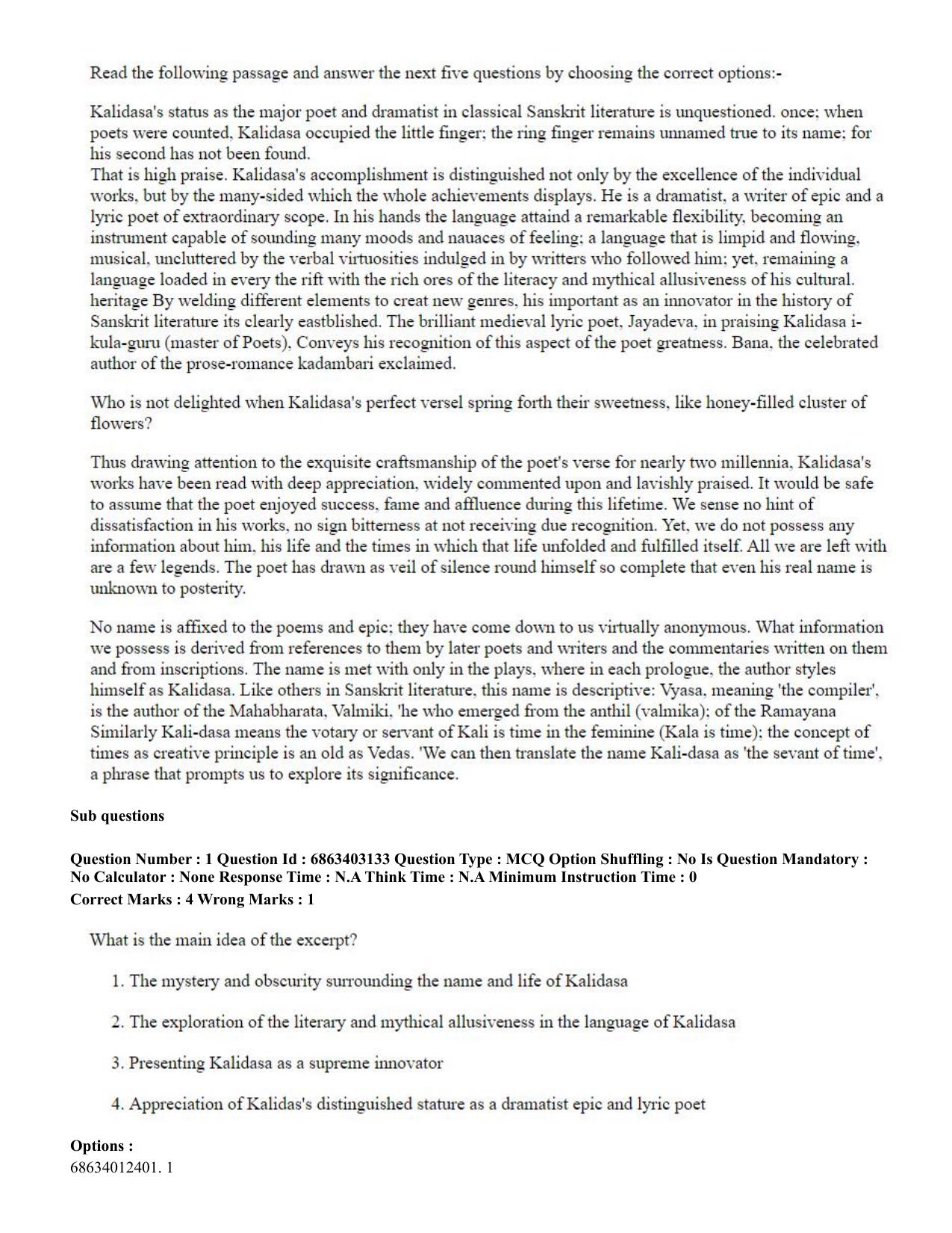 CUET PG 2023: MTQP09 – Nanoelectronics/Material Sciences (Eng.) Shift 2 (05-06-2023) Question Paper - Page 2