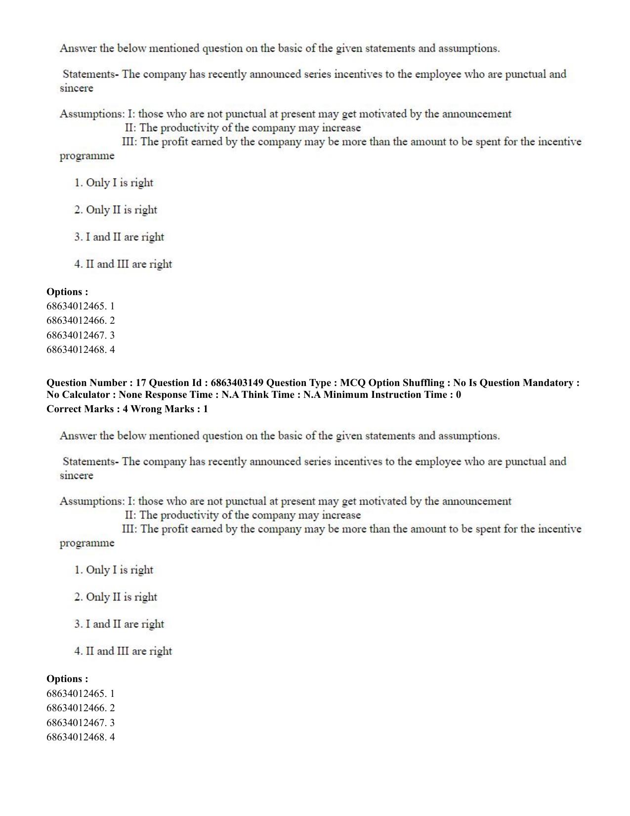 CUET PG 2023: MTQP09 – Nanoelectronics/Material Sciences (Eng.) Shift 2 (05-06-2023) Question Paper - Page 20