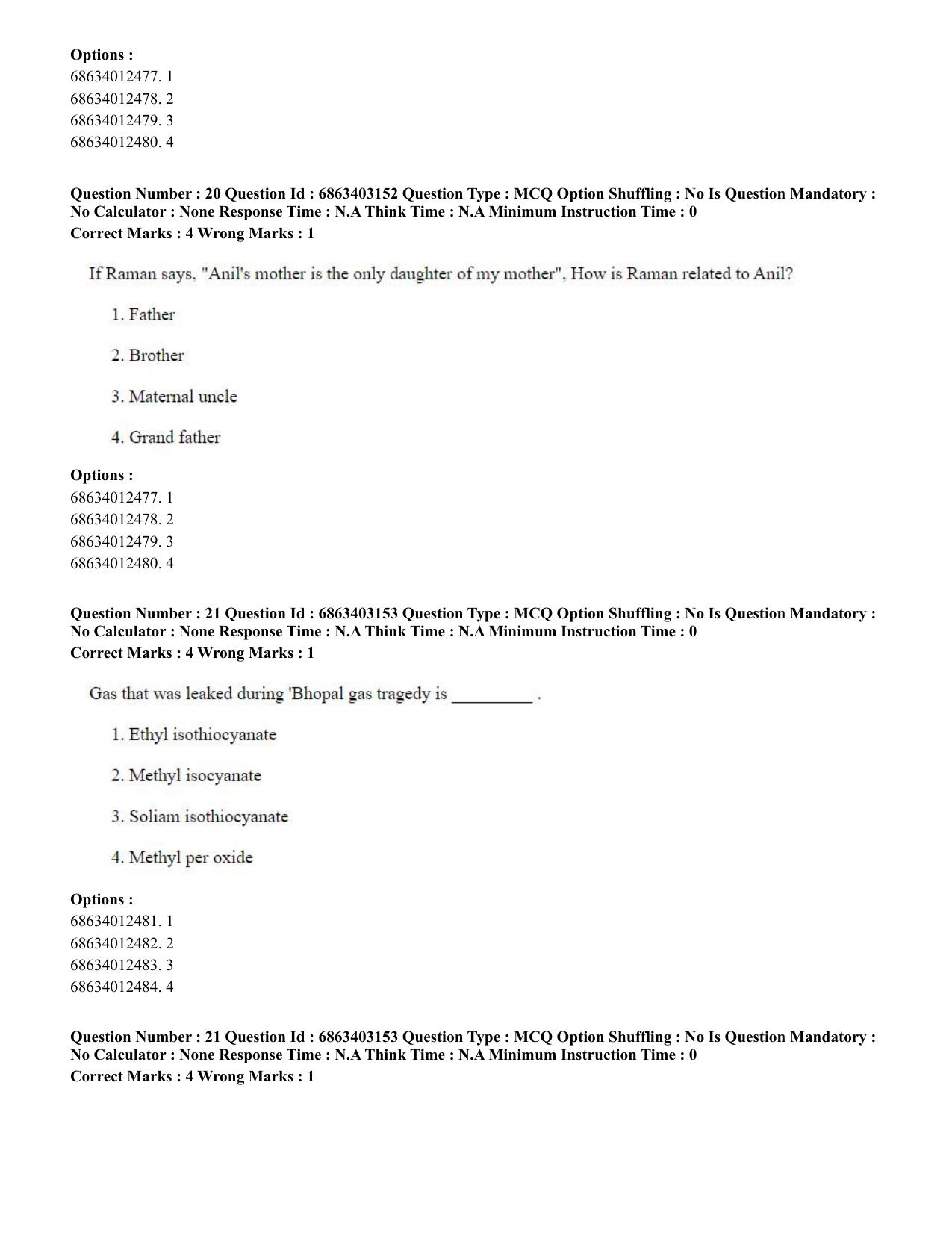 CUET PG 2023: MTQP09 – Nanoelectronics/Material Sciences (Eng.) Shift 2 (05-06-2023) Question Paper - Page 23