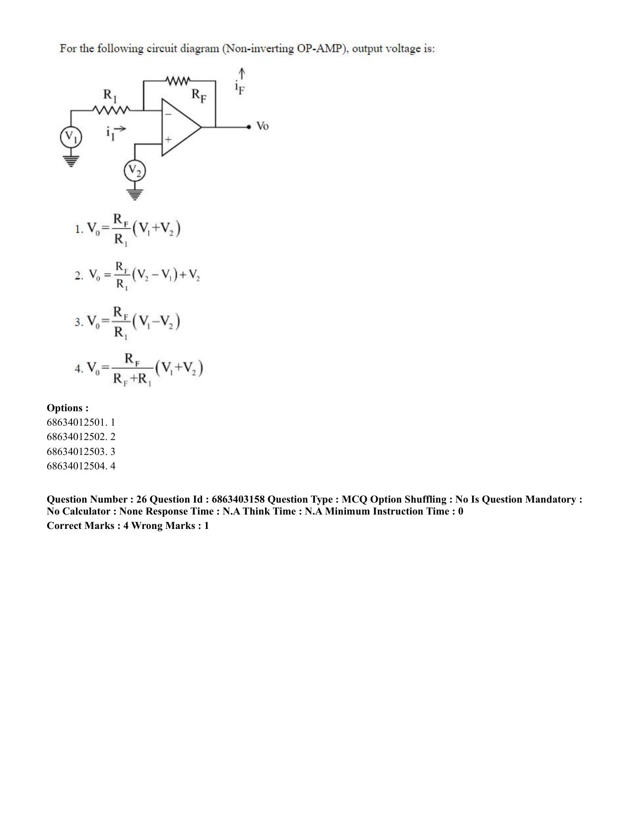 CUET PG 2023: MTQP09 – Nanoelectronics/Material Sciences (Eng.) Shift 2 (05-06-2023) Question Paper - Page 29