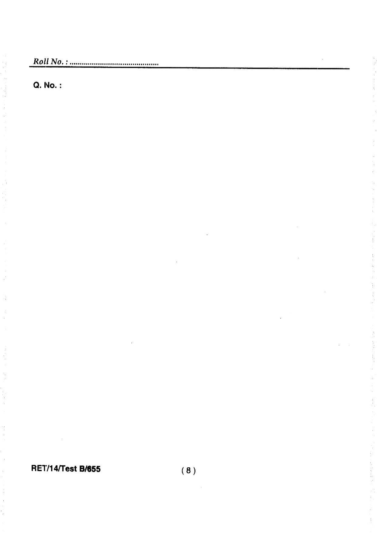 BHU RET Pharmacology 2014 Question Paper - Page 10