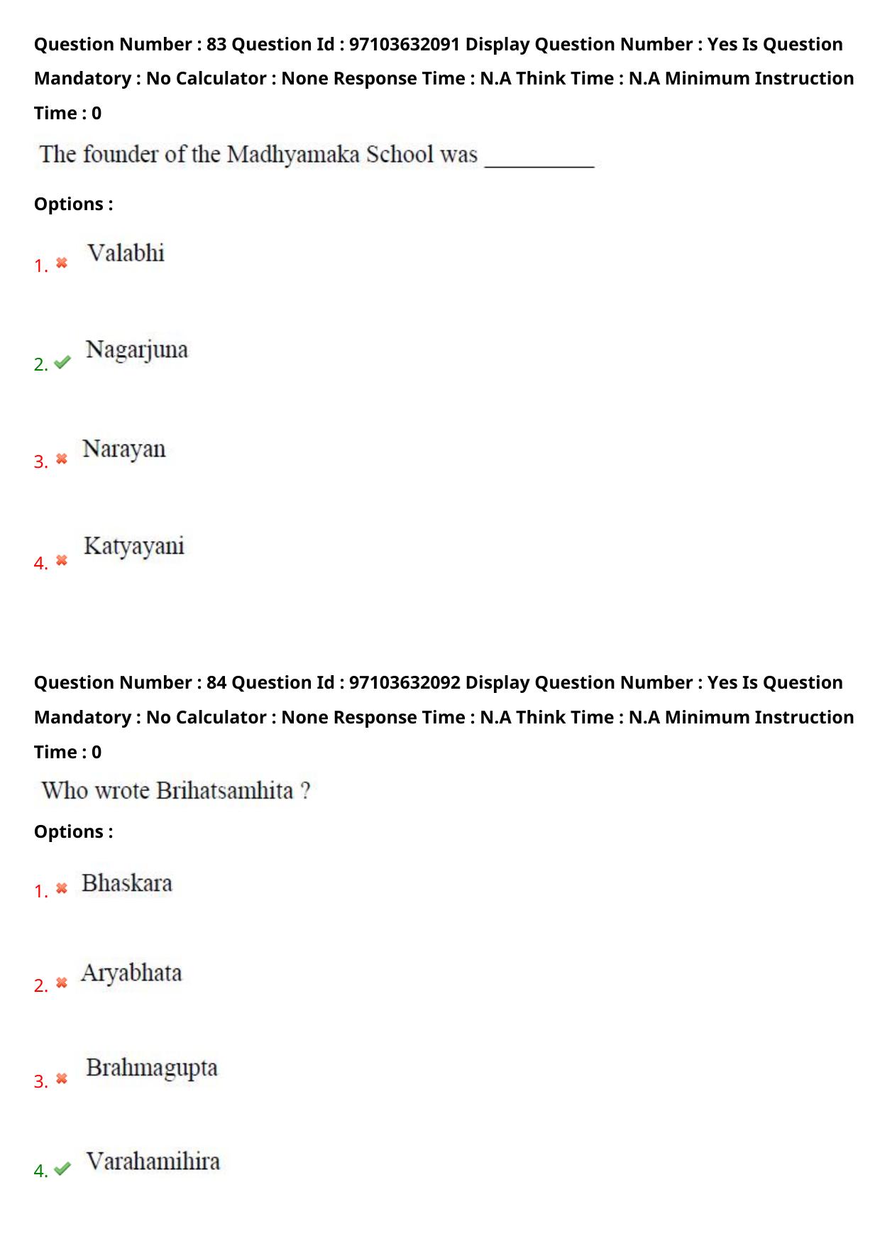 AP RCET 2024 History Question Paper (03-05-2024 (Friday) Session-II) - Page 50