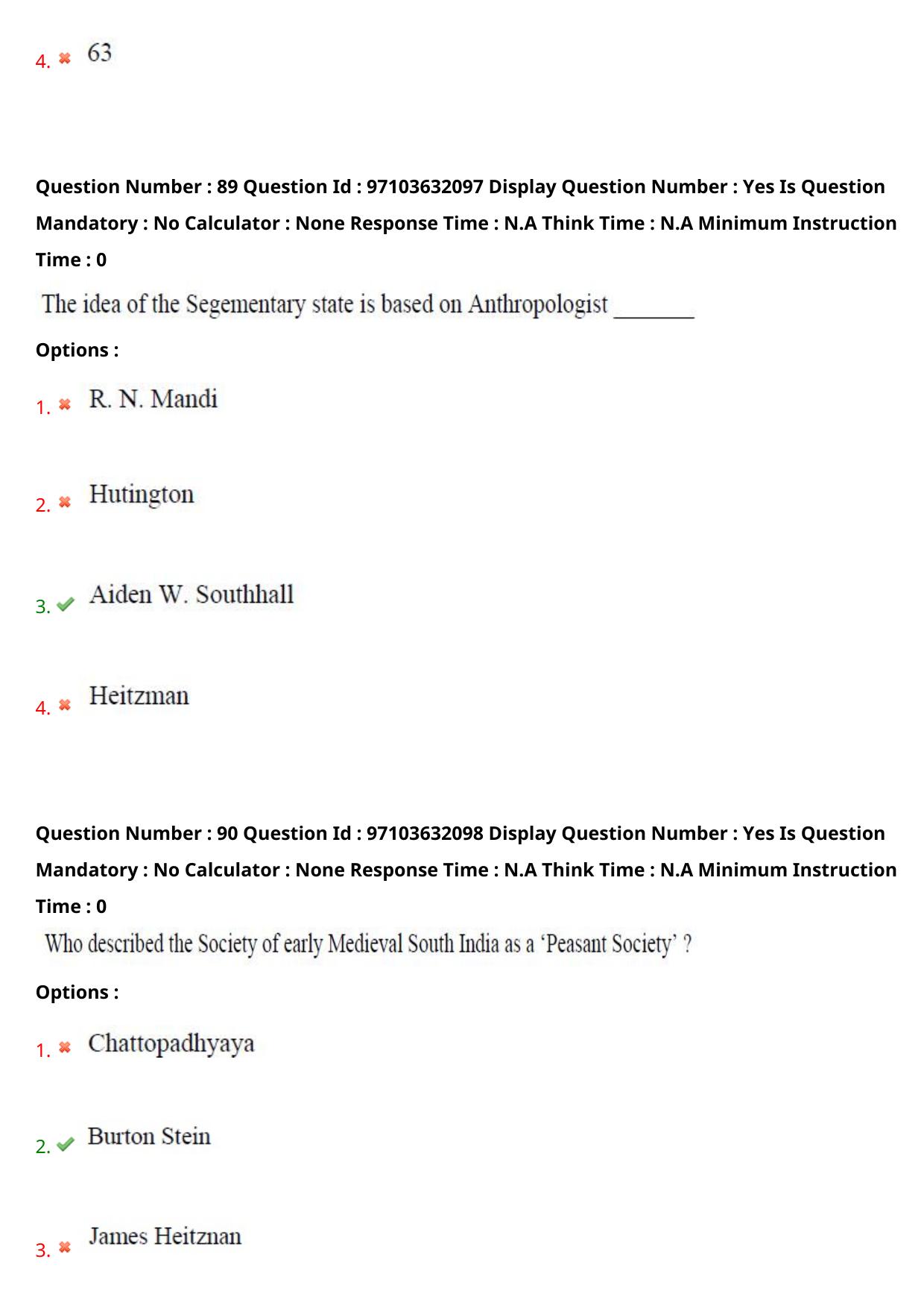 AP RCET 2024 History Question Paper (03-05-2024 (Friday) Session-II) - Page 53