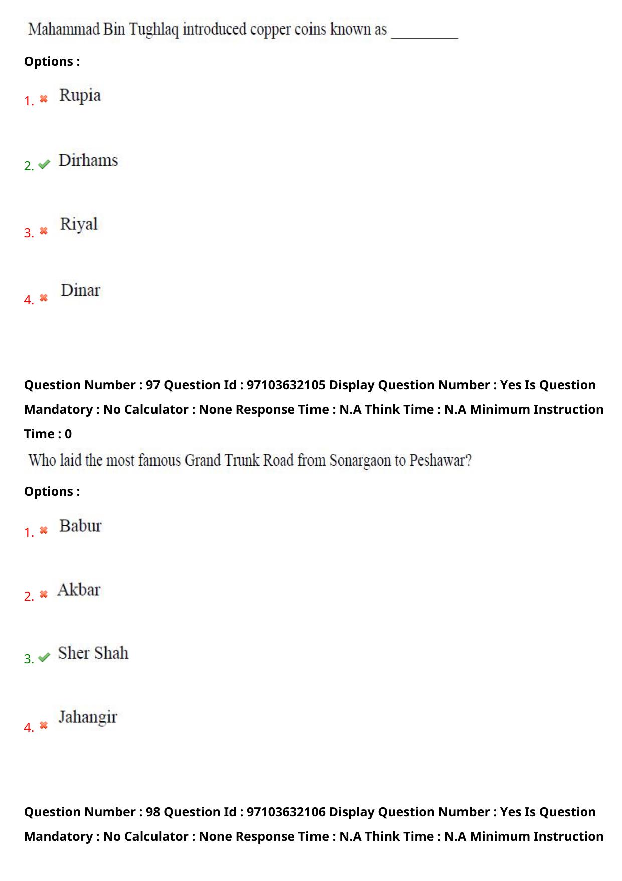 AP RCET 2024 History Question Paper (03-05-2024 (Friday) Session-II) - Page 57
