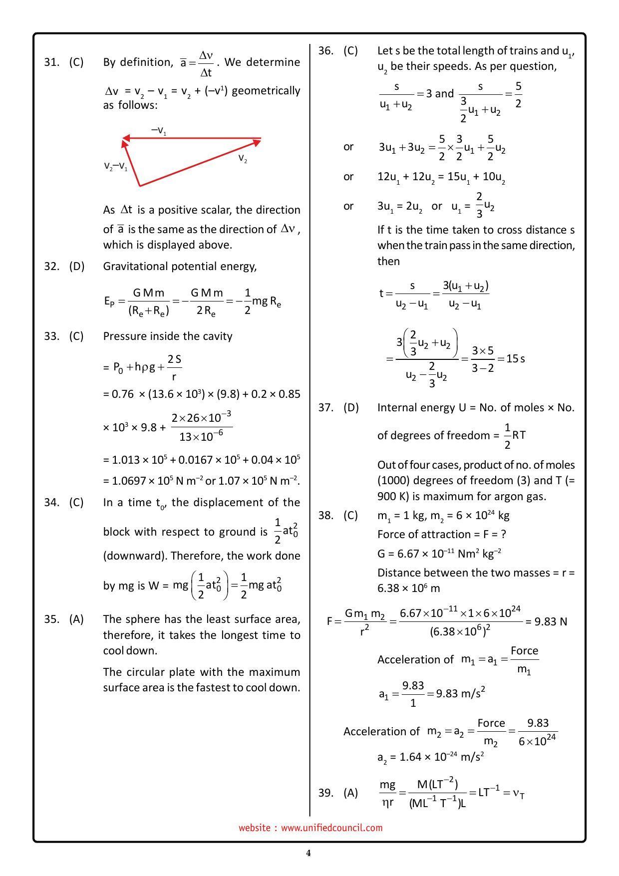 NSTSE 2023 Class 11 PCB Answer Key (Paper Code 489) - Page 4
