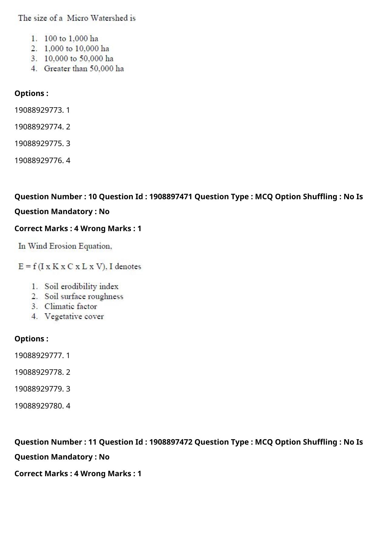 ICAR AIEEA PG 2021 PHYSICAL SCIENCES Question Paper - Page 6