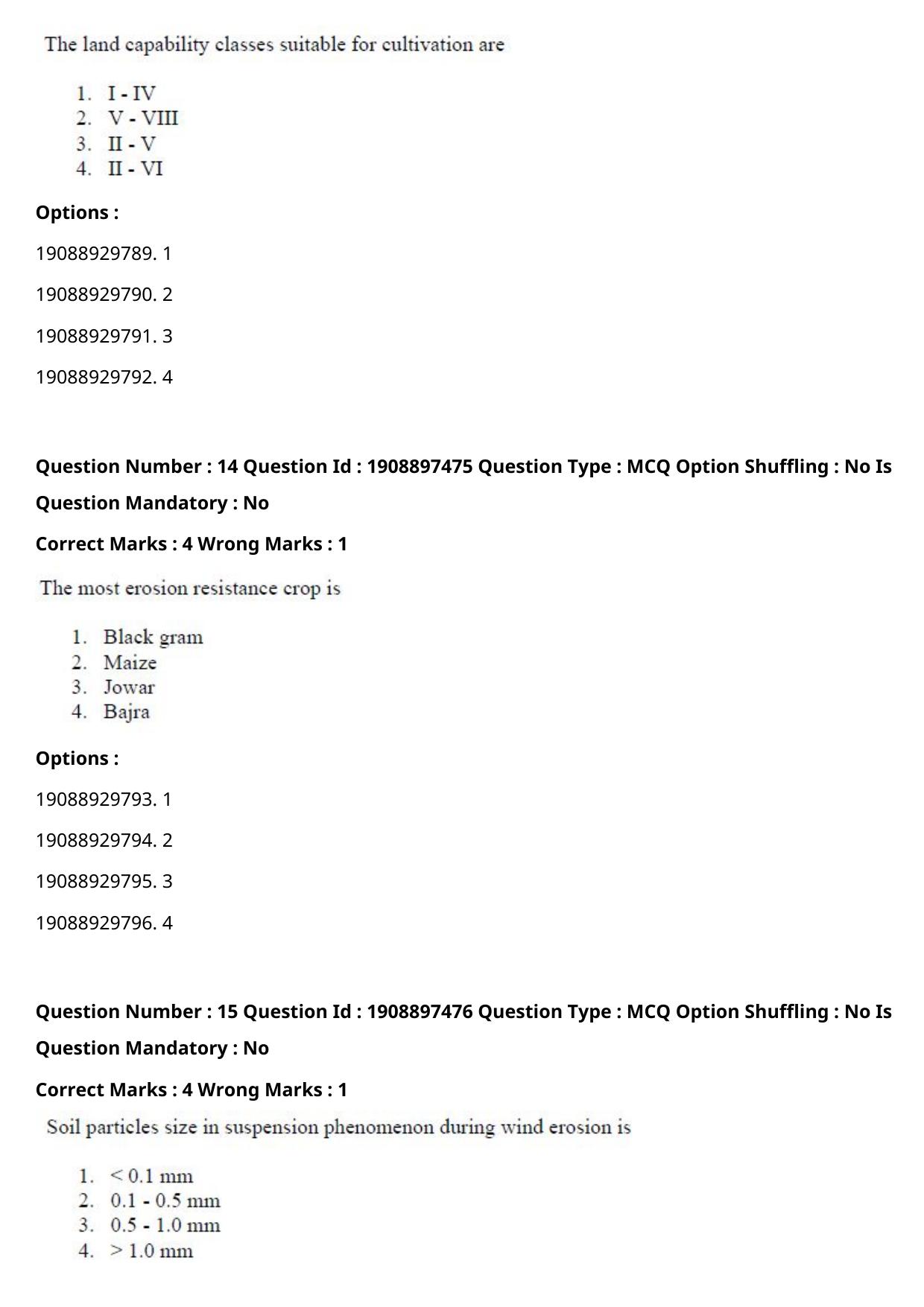 ICAR AIEEA PG 2021 PHYSICAL SCIENCES Question Paper - Page 8