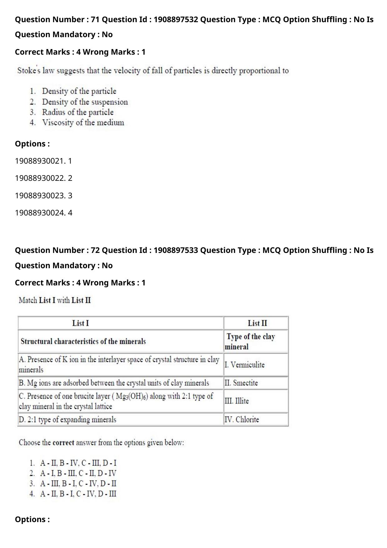 ICAR AIEEA PG 2021 PHYSICAL SCIENCES Question Paper - Page 37