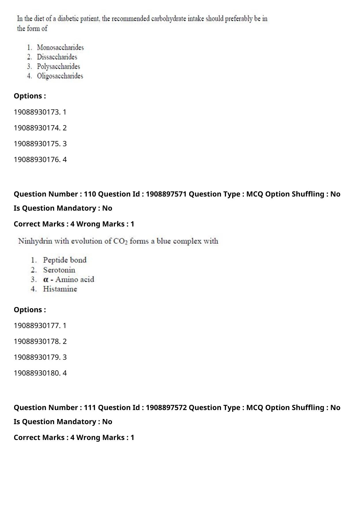 ICAR AIEEA PG 2021 PHYSICAL SCIENCES Question Paper - Page 56