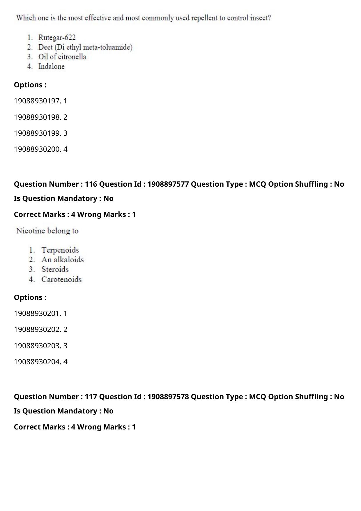 ICAR AIEEA PG 2021 PHYSICAL SCIENCES Question Paper - Page 59