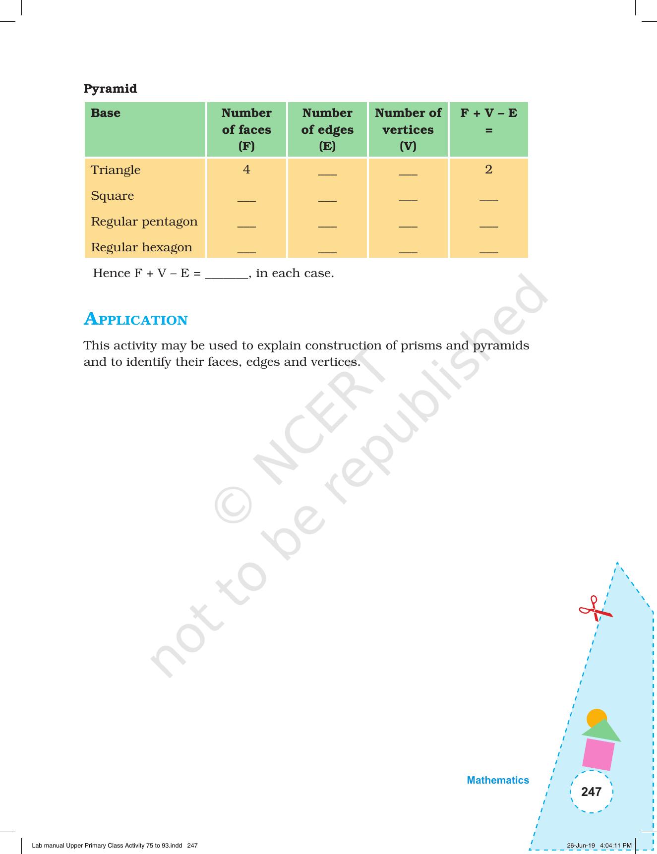 NCERT Laboratory Manuals for Class VI to VIII: Mathematics - Activities for VI to VIII (75-93) and Projects - Page 3