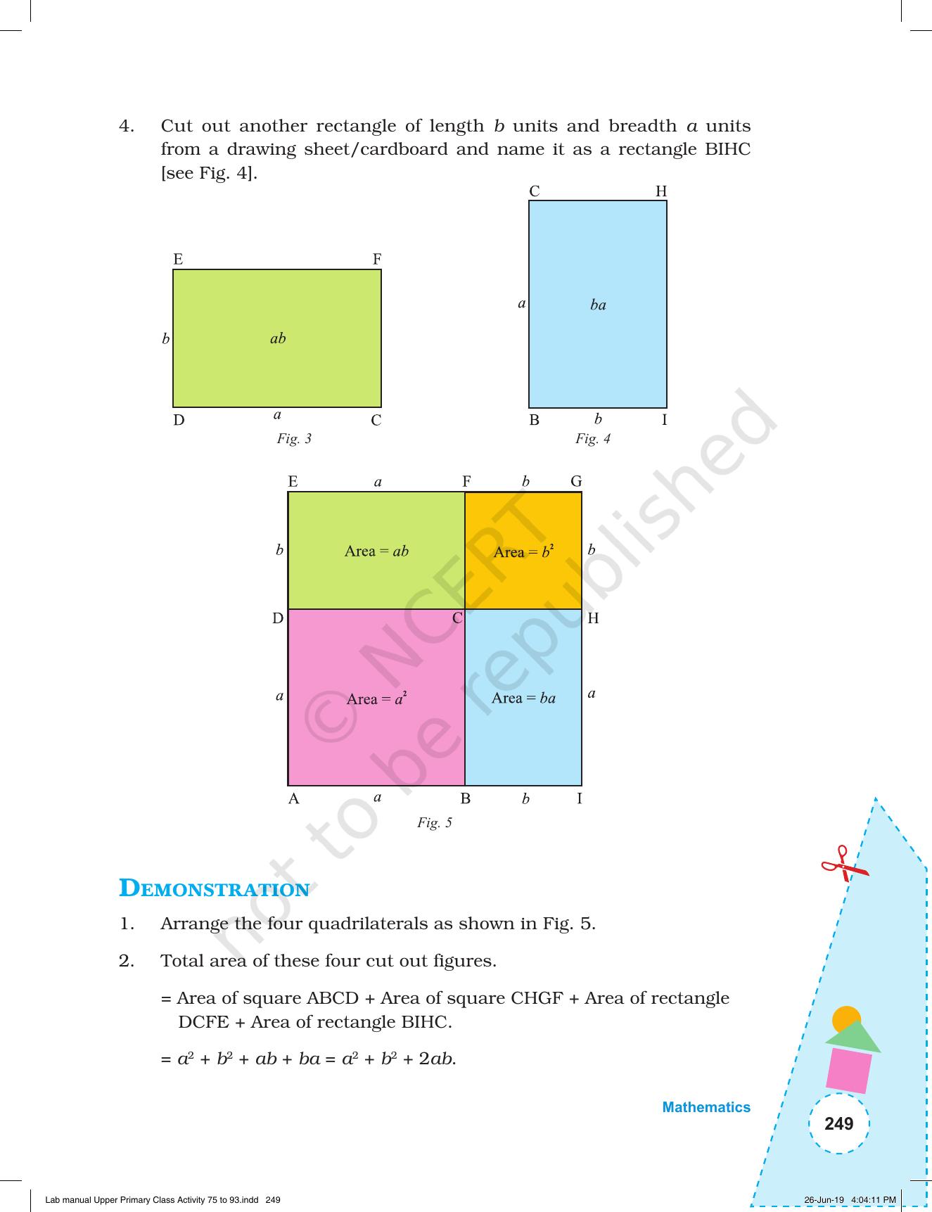 NCERT Laboratory Manuals for Class VI to VIII: Mathematics - Activities for VI to VIII (75-93) and Projects - Page 5