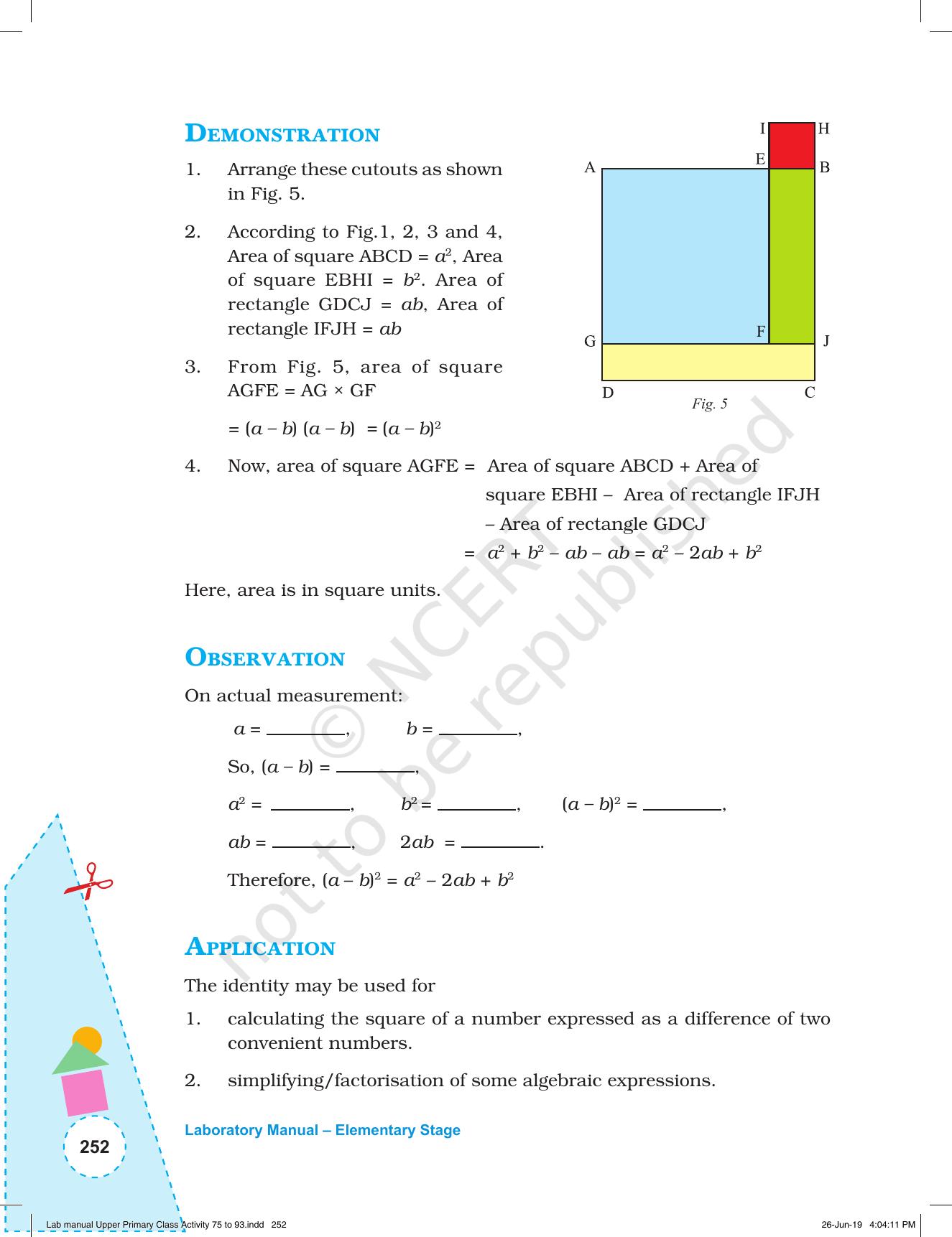 NCERT Laboratory Manuals for Class VI to VIII: Mathematics - Activities for VI to VIII (75-93) and Projects - Page 8