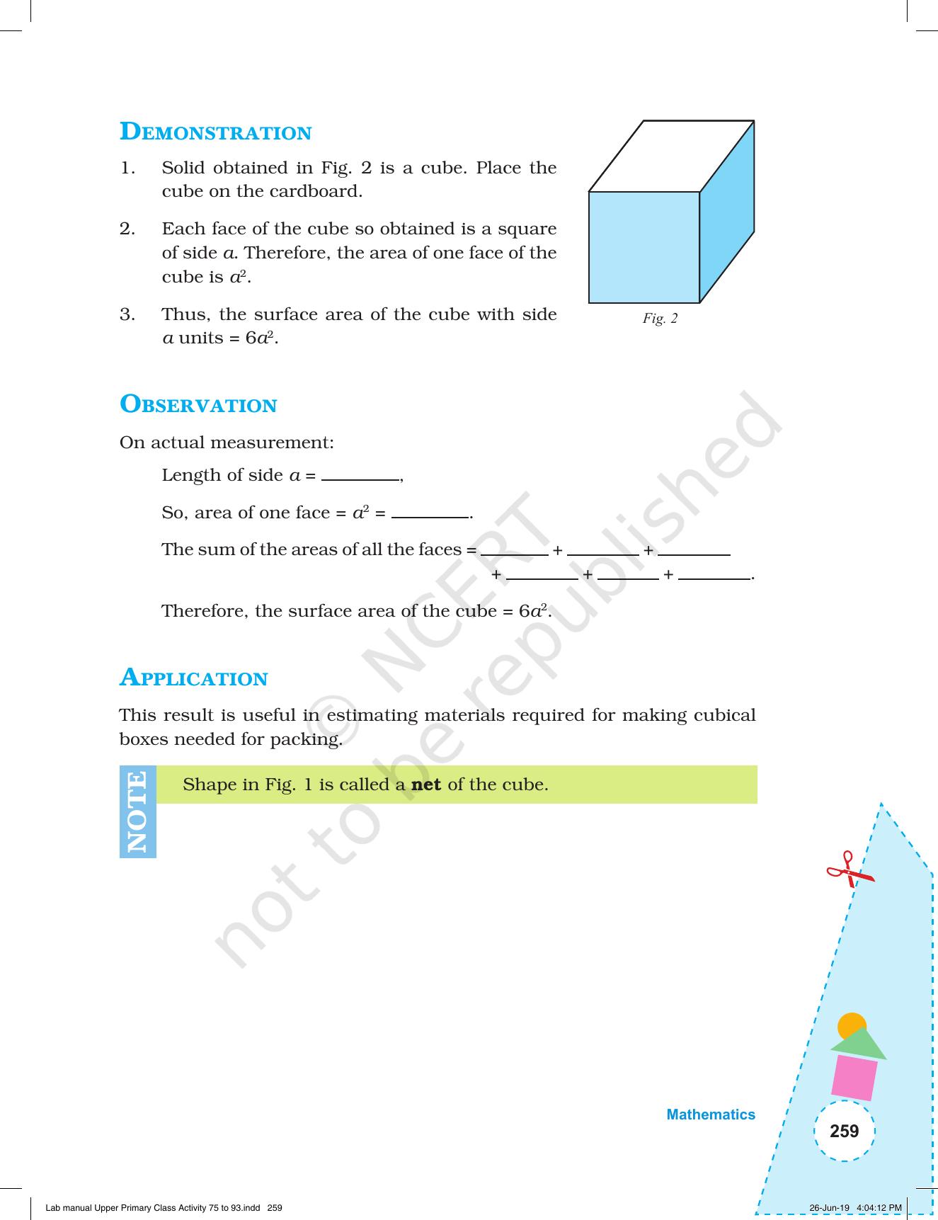 NCERT Laboratory Manuals for Class VI to VIII: Mathematics - Activities for VI to VIII (75-93) and Projects - Page 15